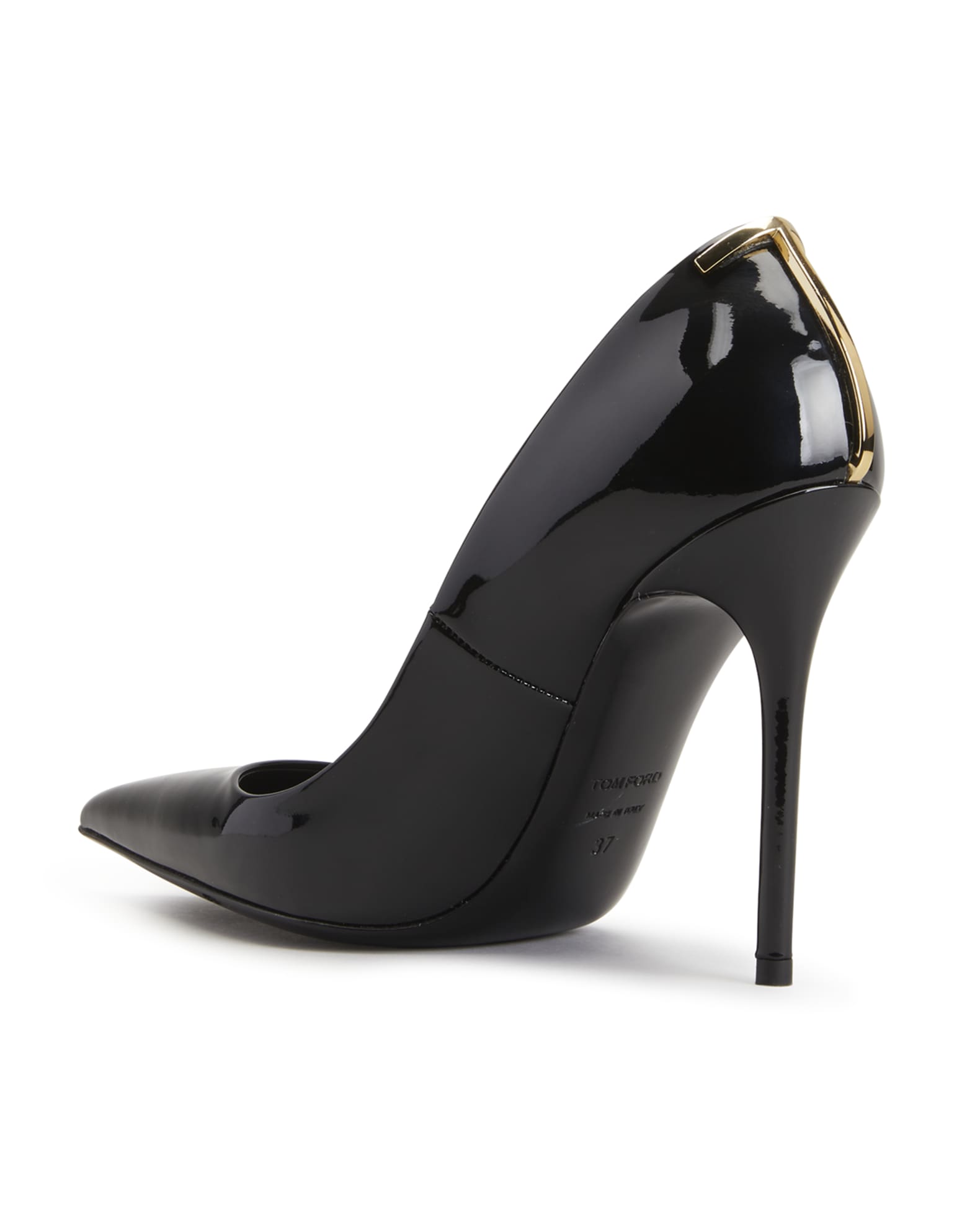 TOM FORD Iconic T Medallion Patent Pumps | Neiman Marcus
