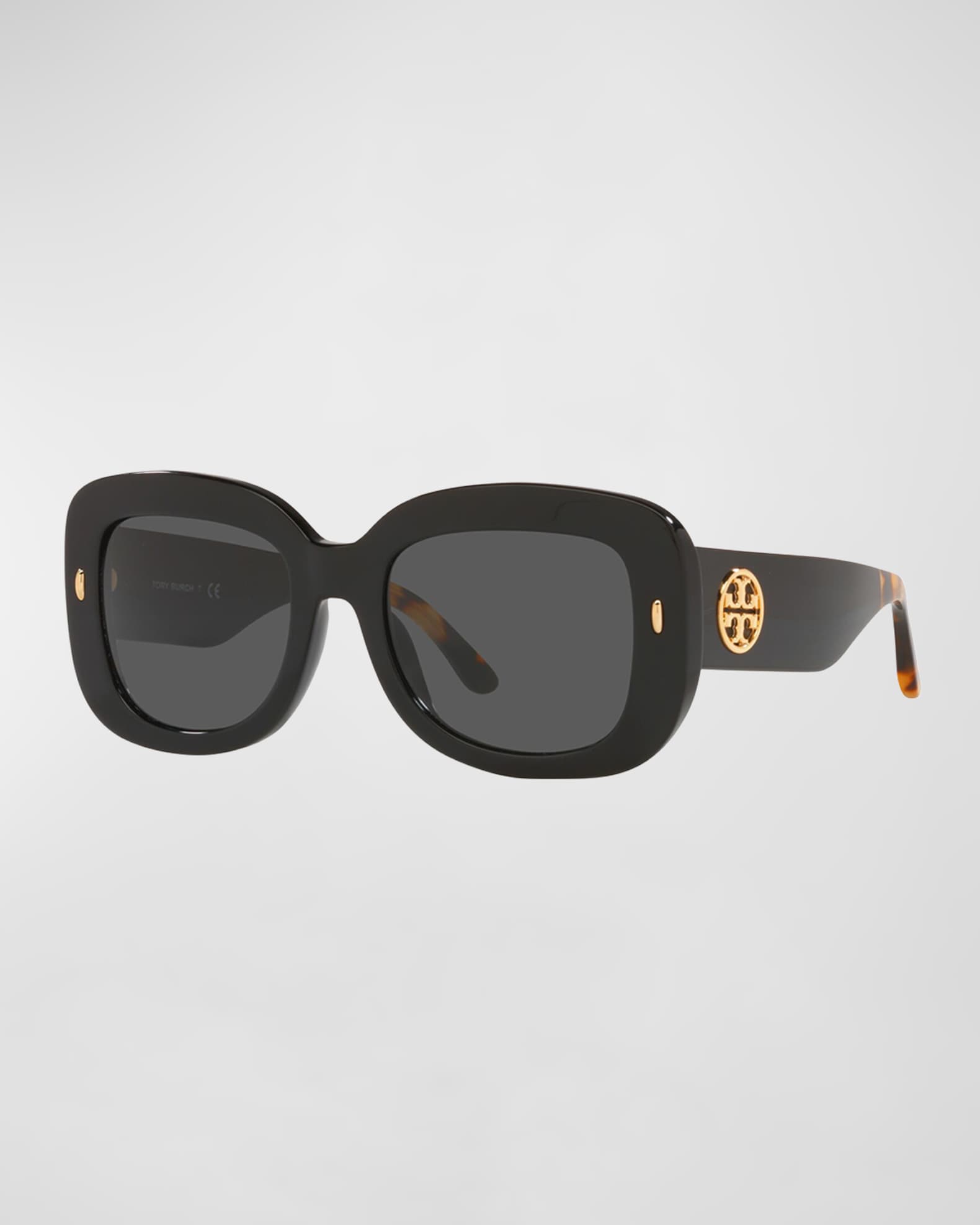 Tory burch square acetate sunglasses sale