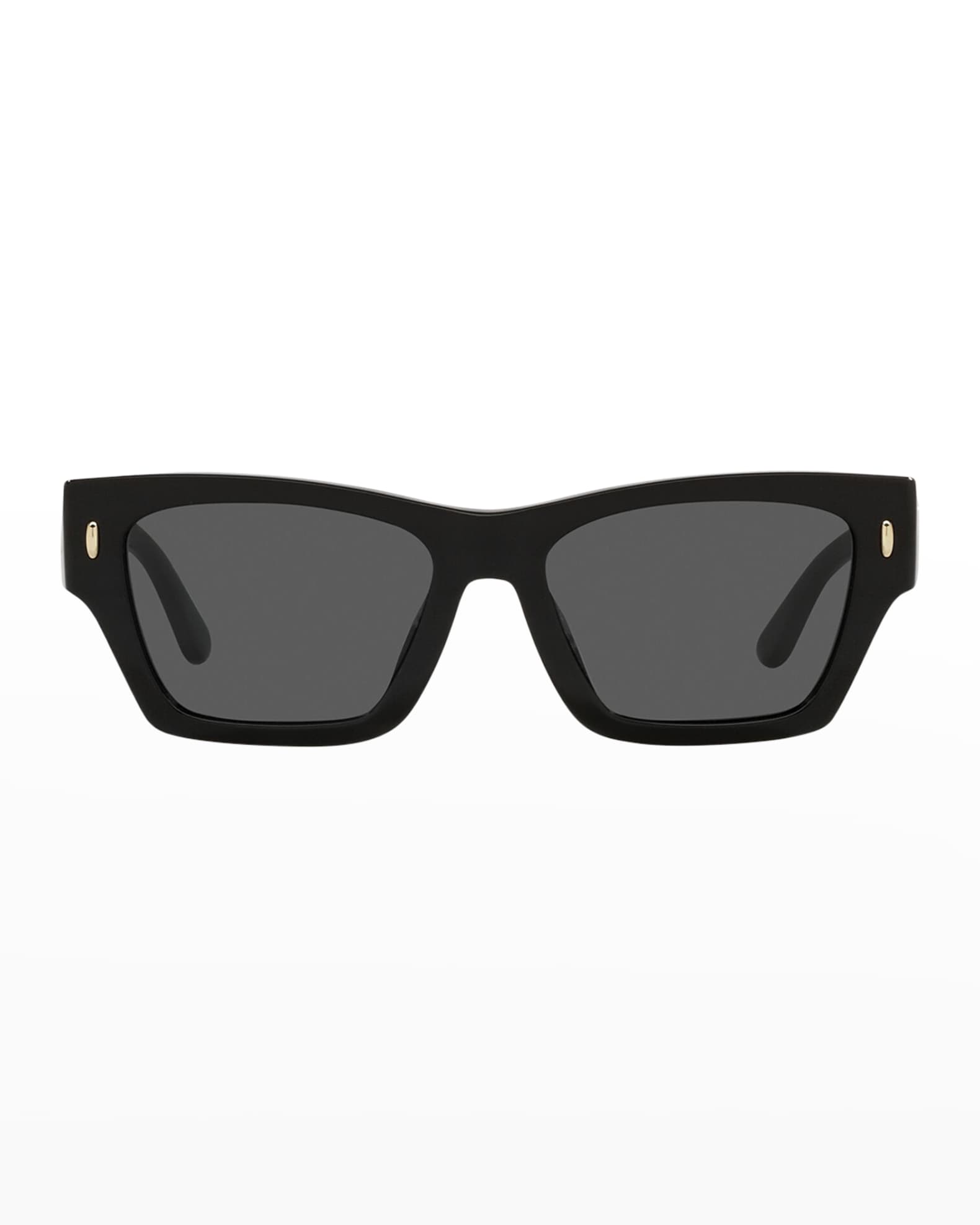 Tory Burch Rectangle Acetate Sunglasses | Neiman Marcus