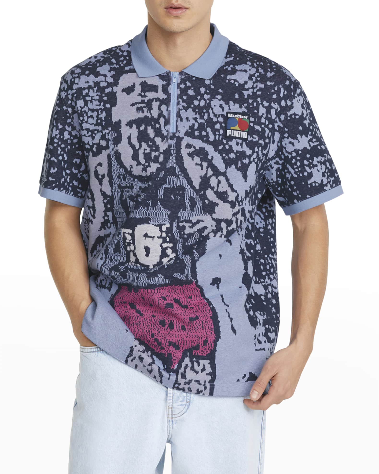 Graphic polo shirts clearance