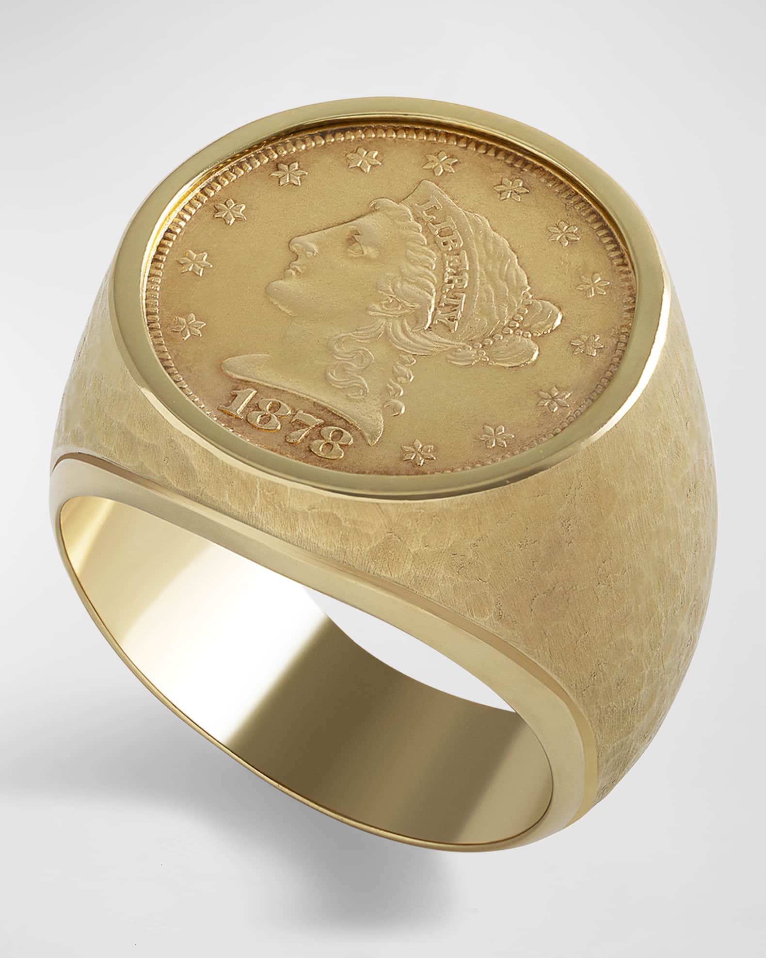 Mens coin rings for sale shop