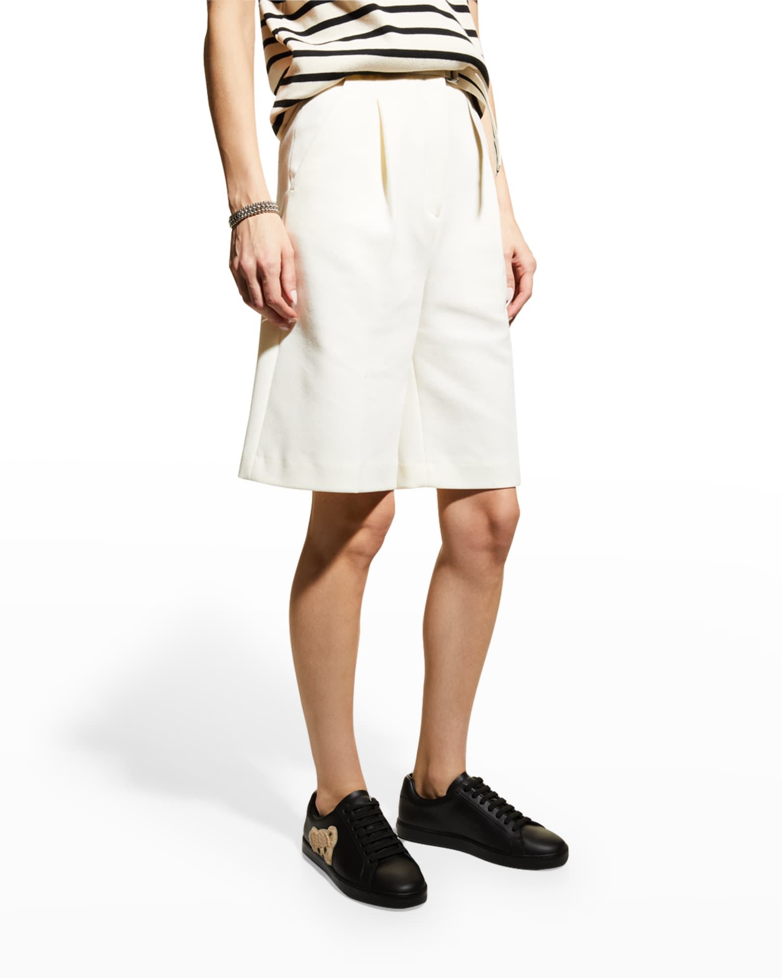 Palm Angels Teddy Bear Low-Top Tennis Sneakers | Neiman Marcus