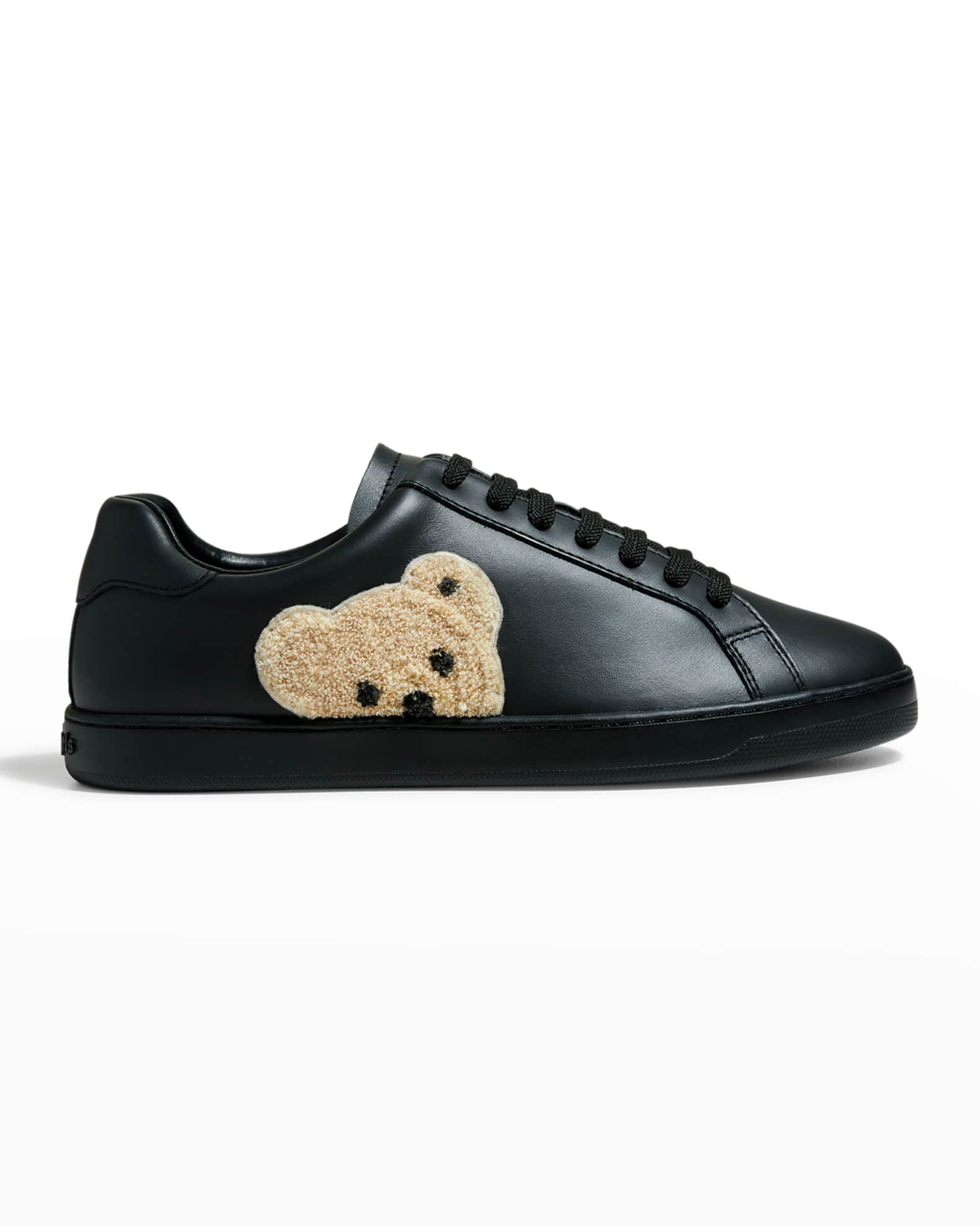 Palm Angels Teddy Bear Low-Top Tennis Sneakers | Neiman Marcus