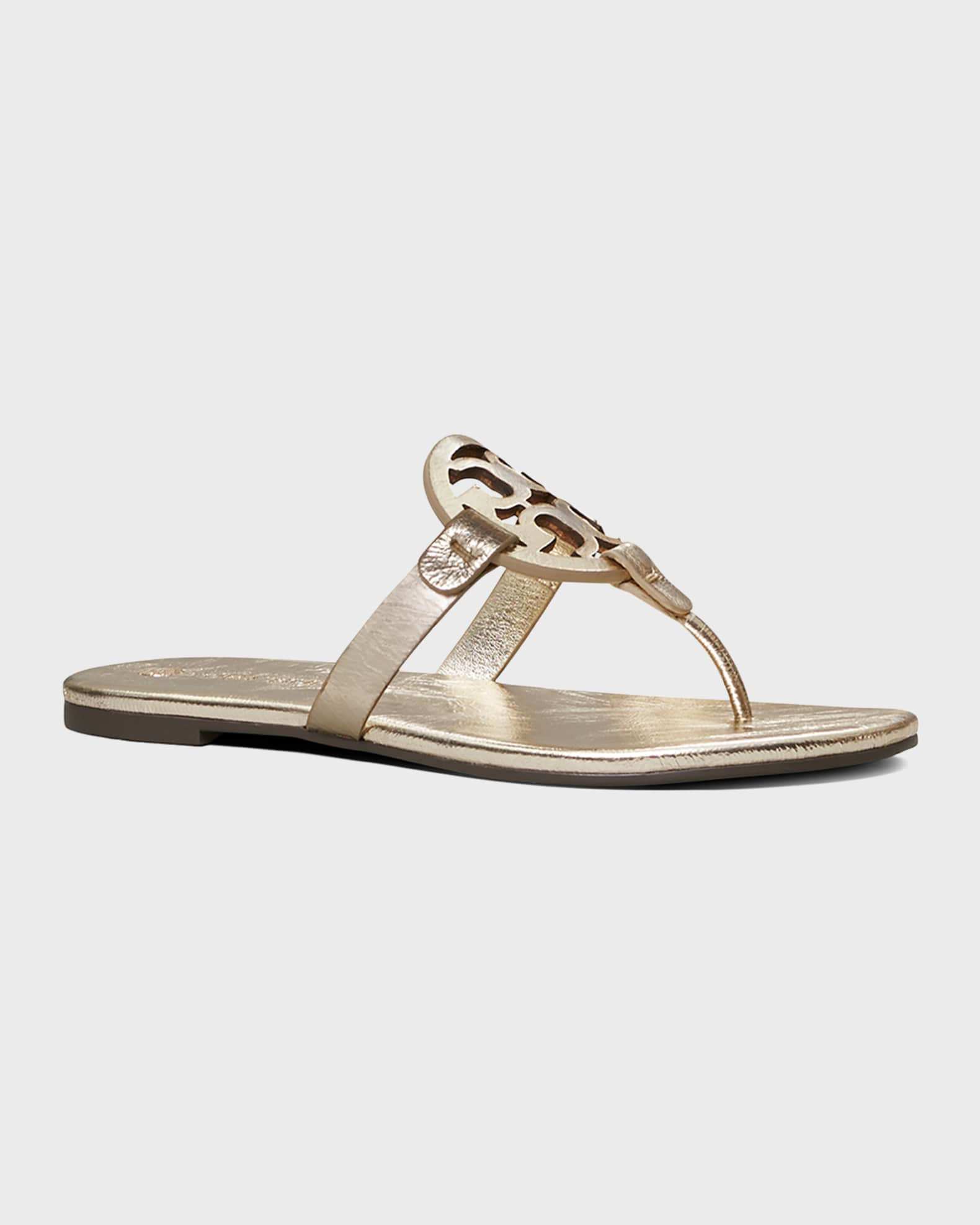 Miller Soft Metal Logo Sandal: Women's Designer Sandals