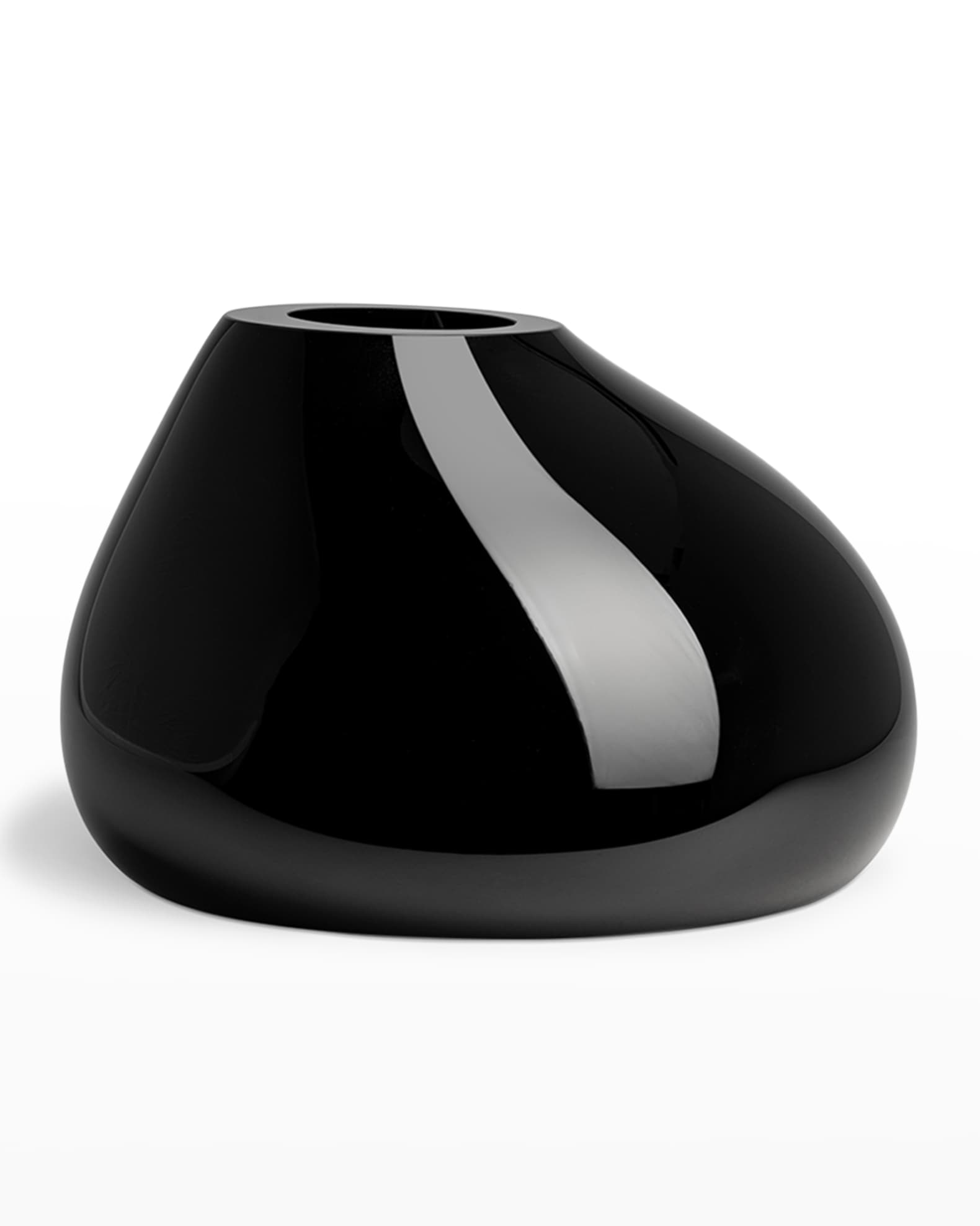 Ebon Black Large Vase 0