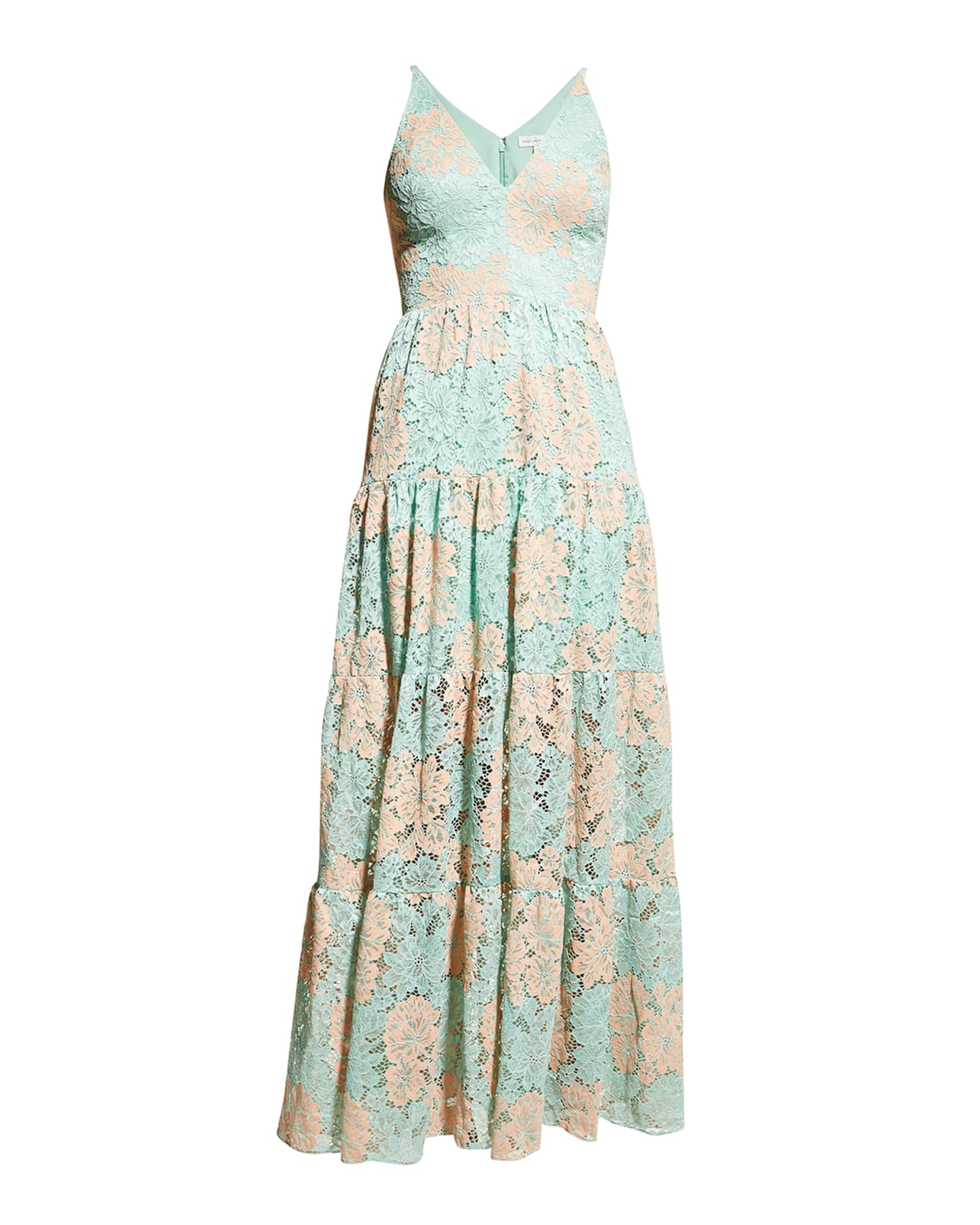 flared maxi gown