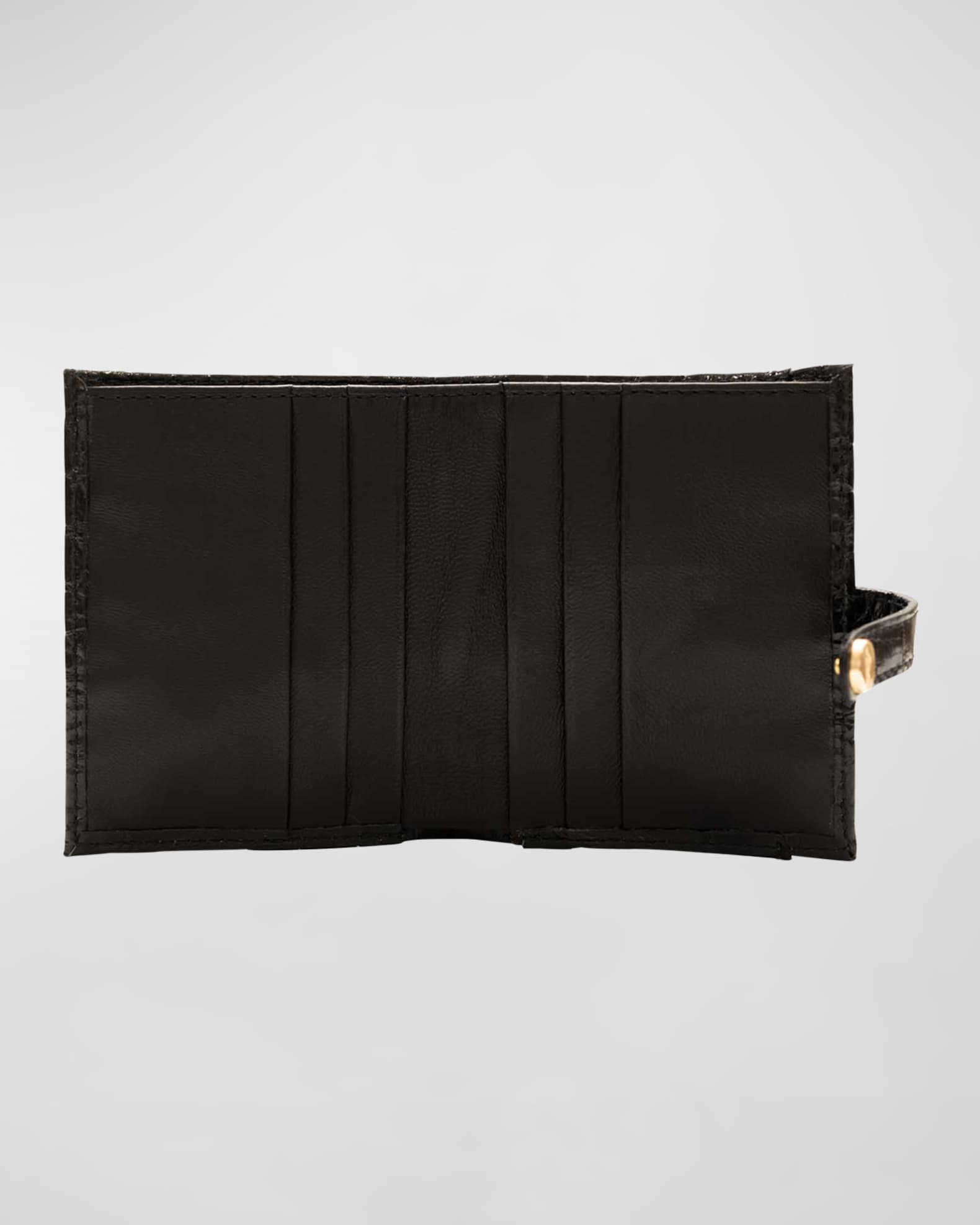 Chanel Bicolor Women's Lambskin Long Bill Wallet (bi-fold) Brown
