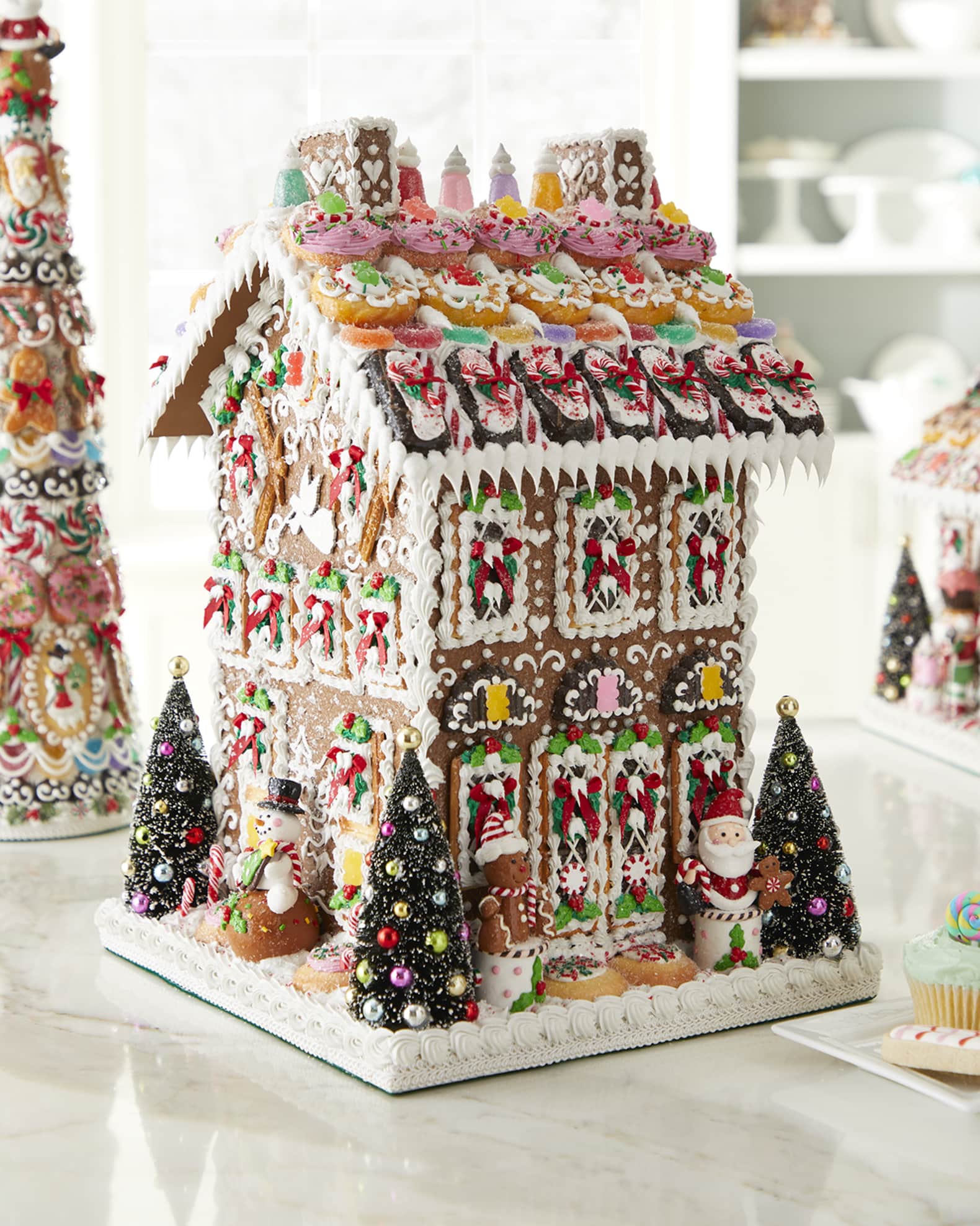 Sweet Savannah Victorian House Gingerbread House with Chimney | Neiman ...