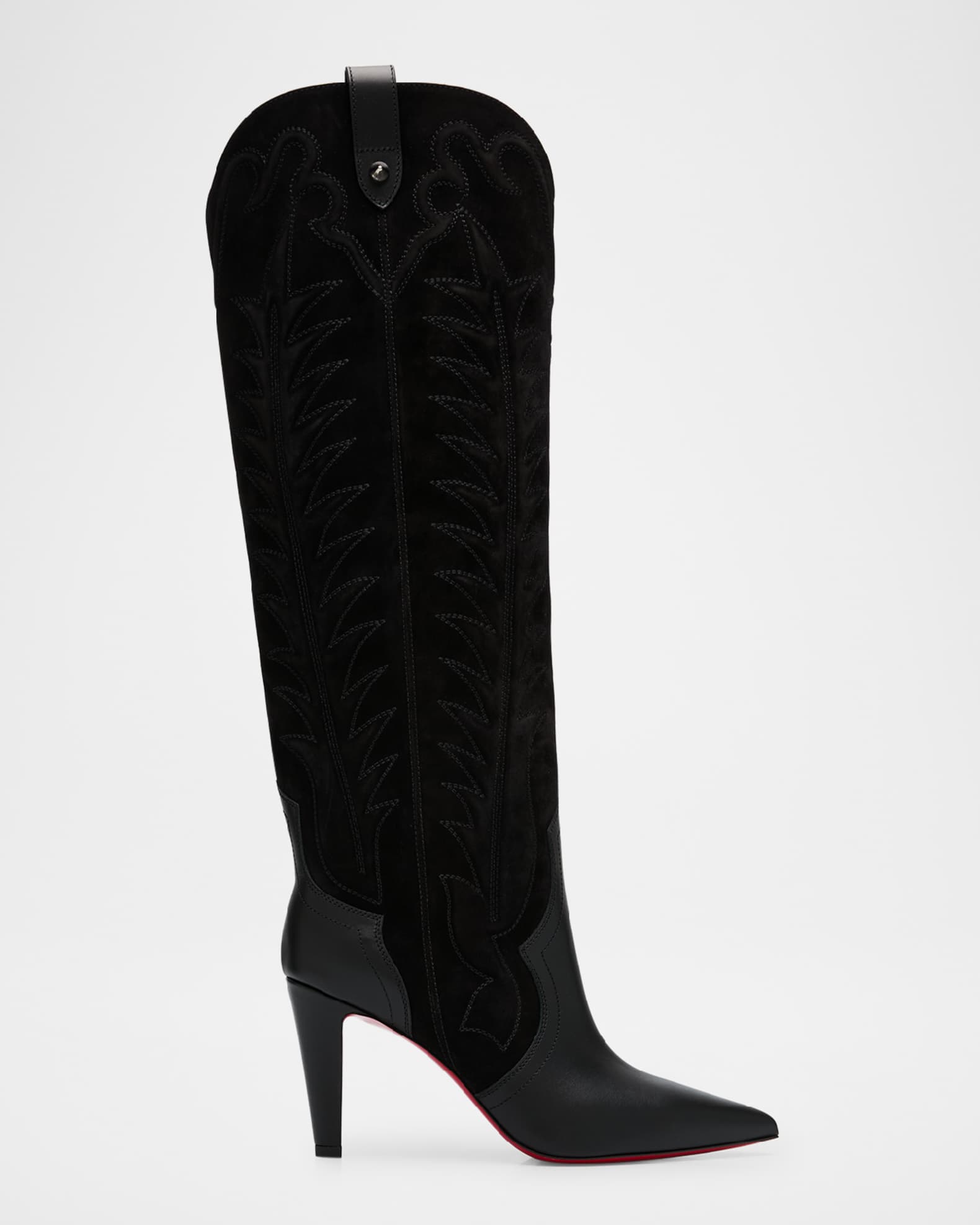Red bottom high heel boots shop
