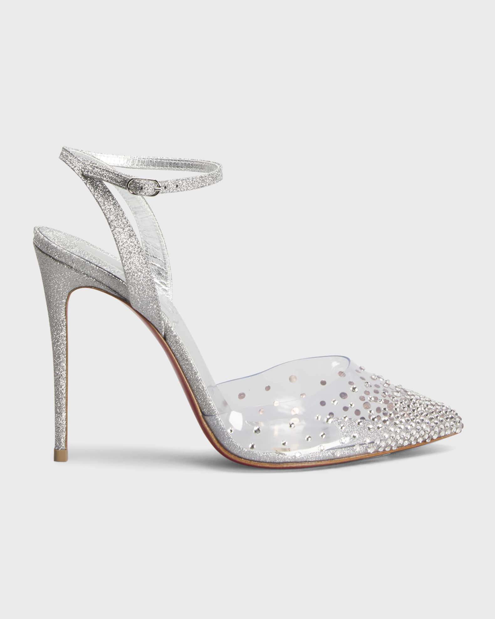 Christian Louboutin Strass Crystal Shoes 38 Size 5 Wedding Shoes