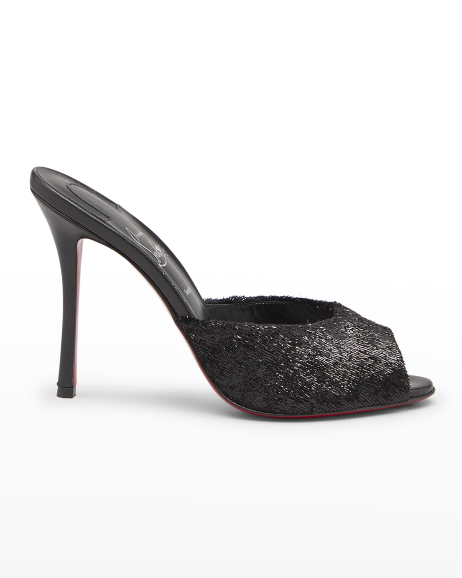 Christian Louboutin Me Dolly Red Sole Mule Sandals | Neiman Marcus