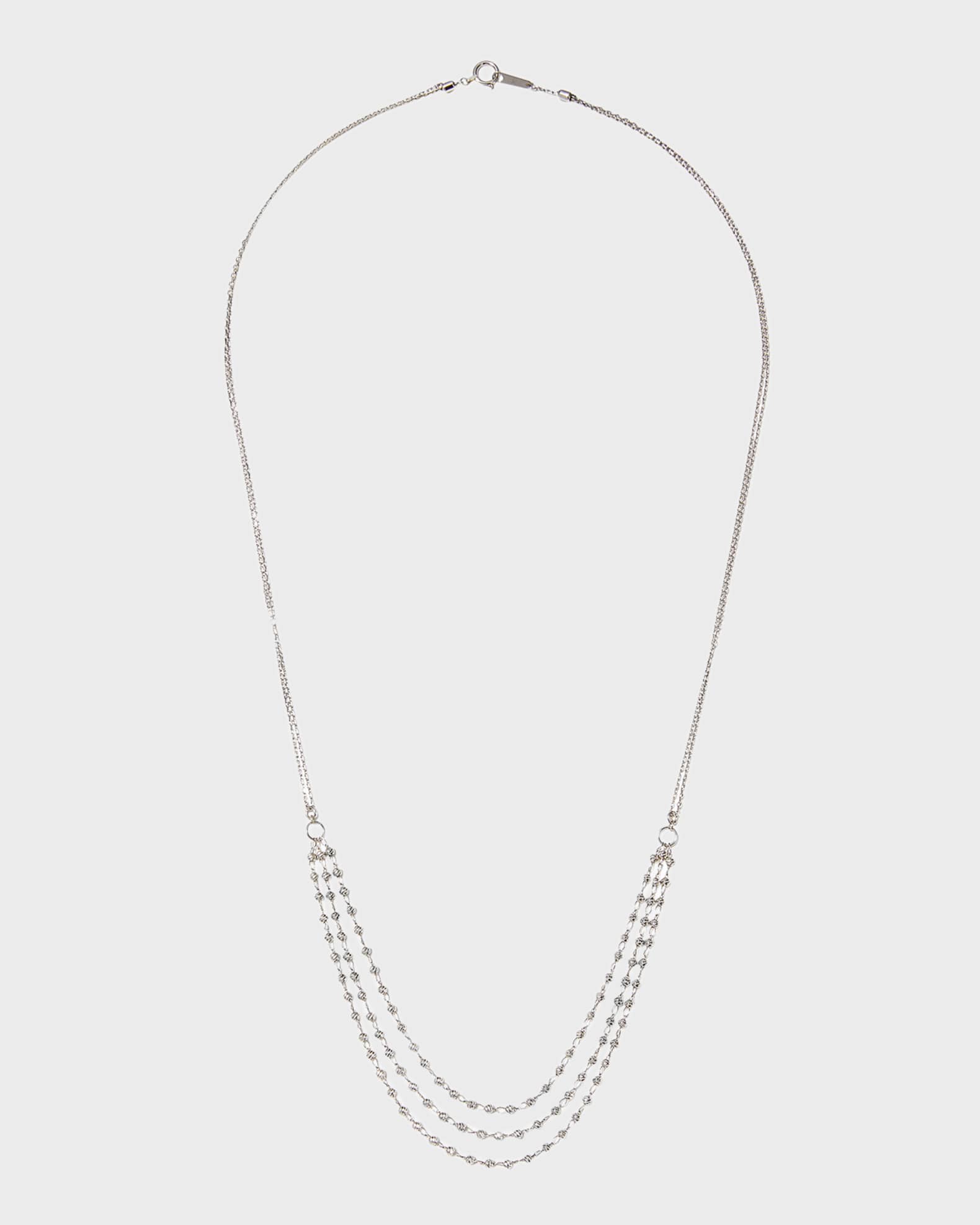 Platinum Saturn Necklace 0