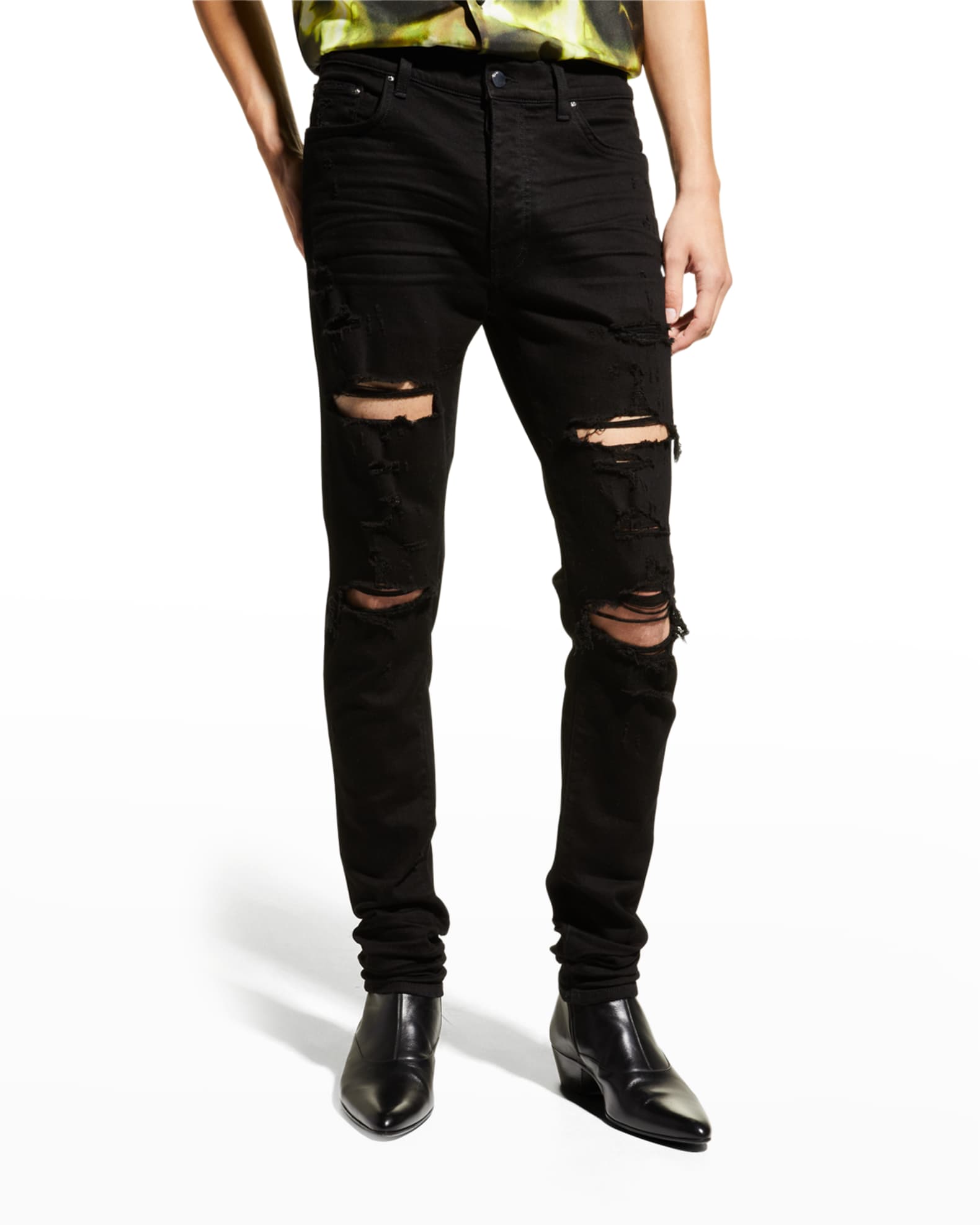 Amiri Men's Skinny Thrasher Jeans | Neiman Marcus