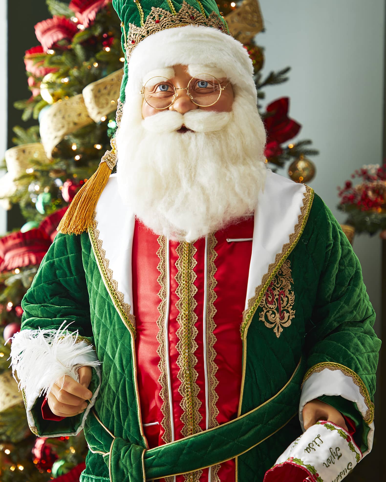 Katherine's Collection Life Size Santa Doll | Neiman Marcus