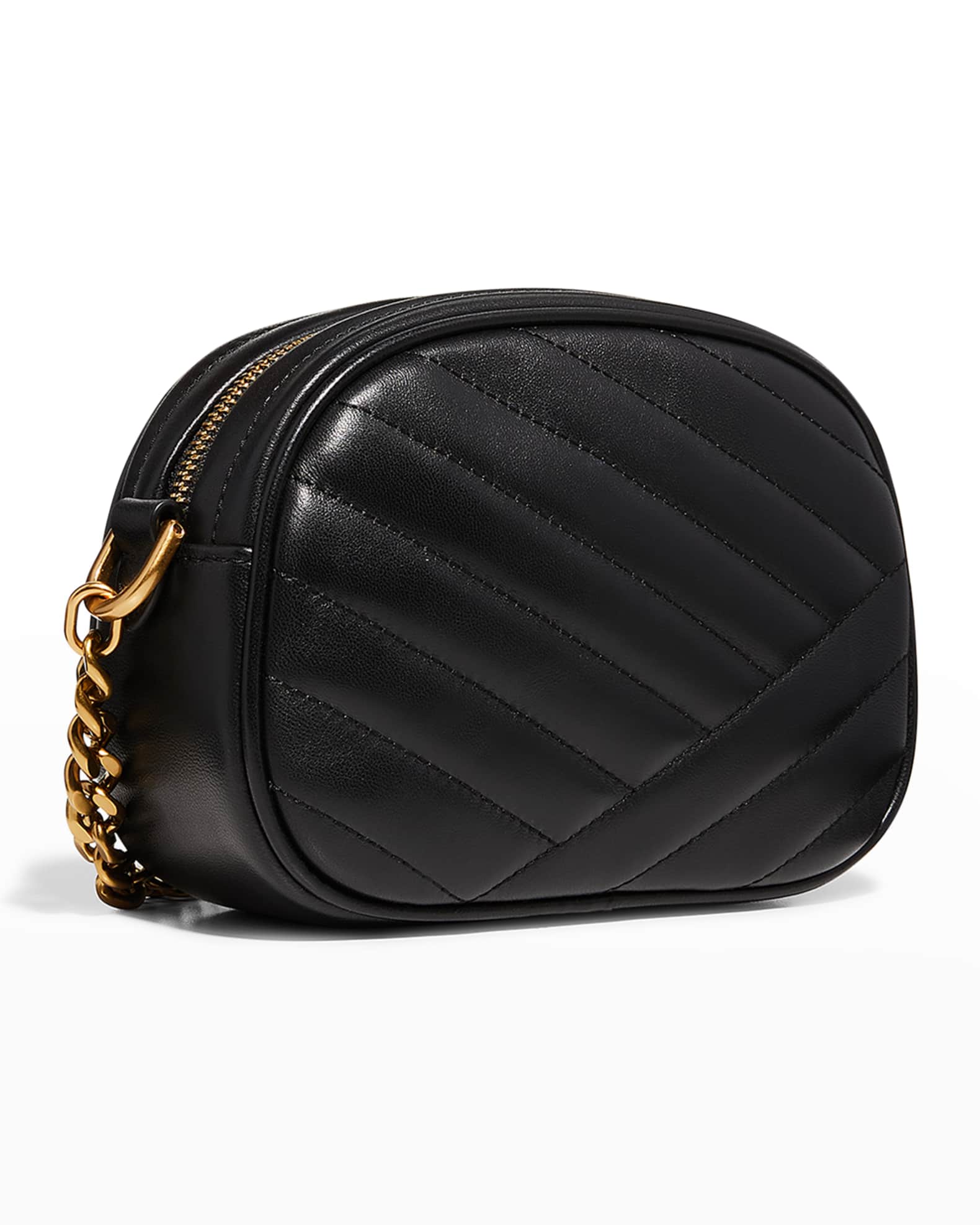 Tory Burch Kira Small Chevron Quilted Camera Crossbody Bag Neiman Marcus