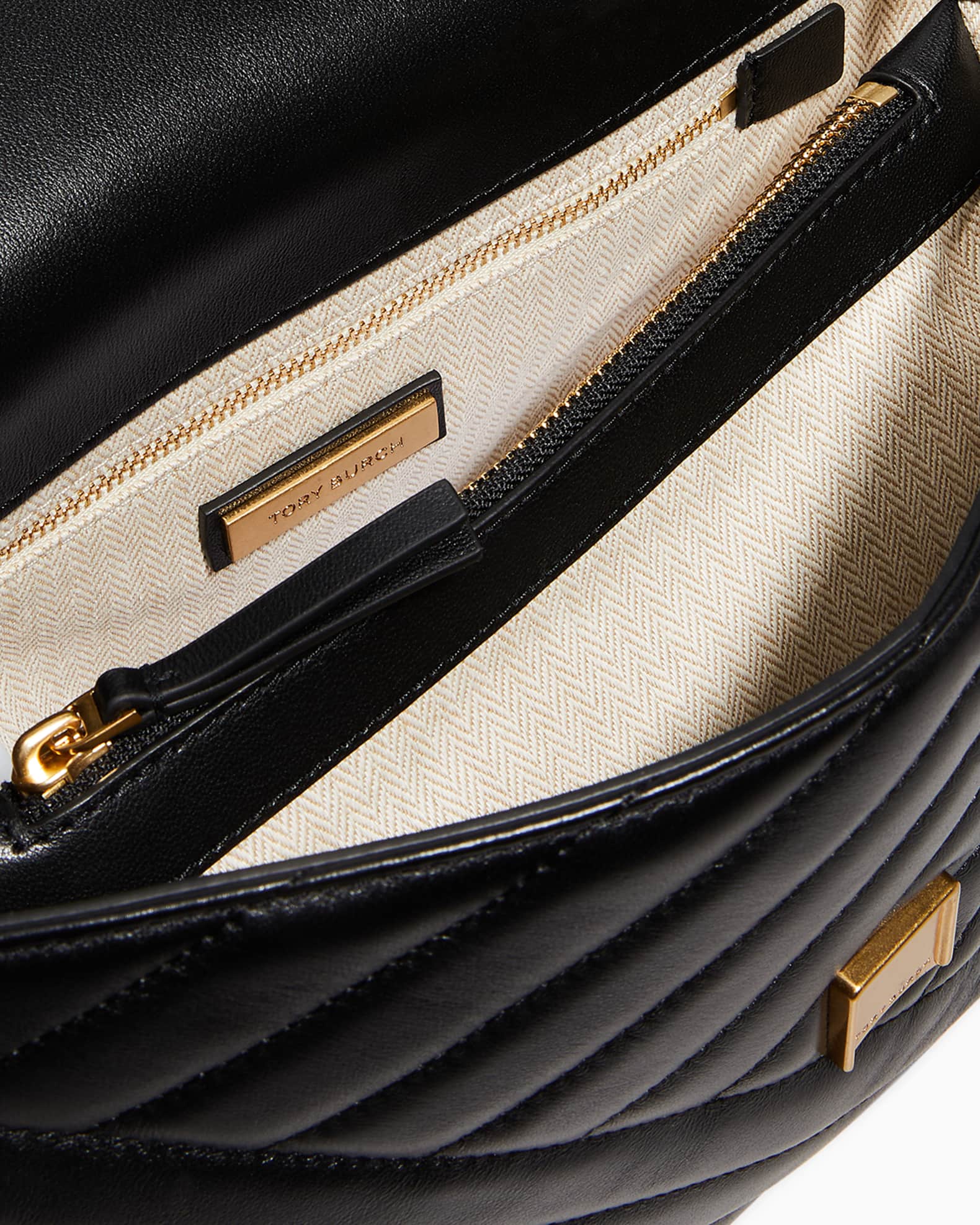 Tory Burch Kira Chevron-Quilted Convertible Shoulder Bag | Neiman Marcus