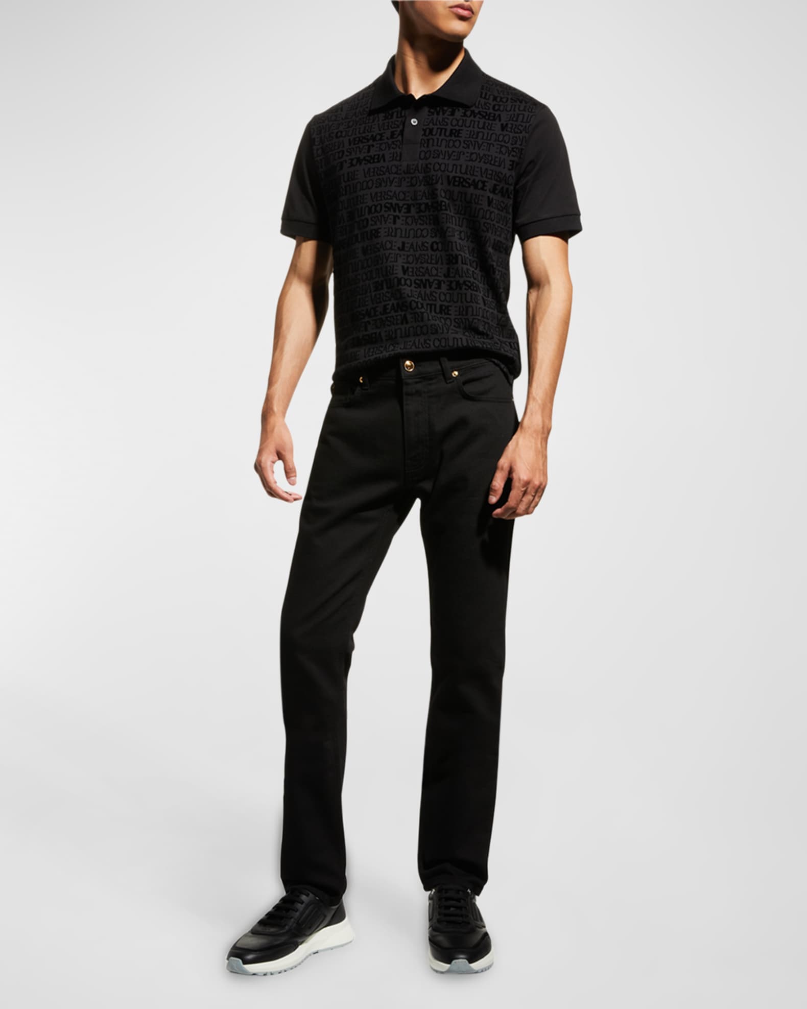 Men's Slim-Straight Basic Jeans 1