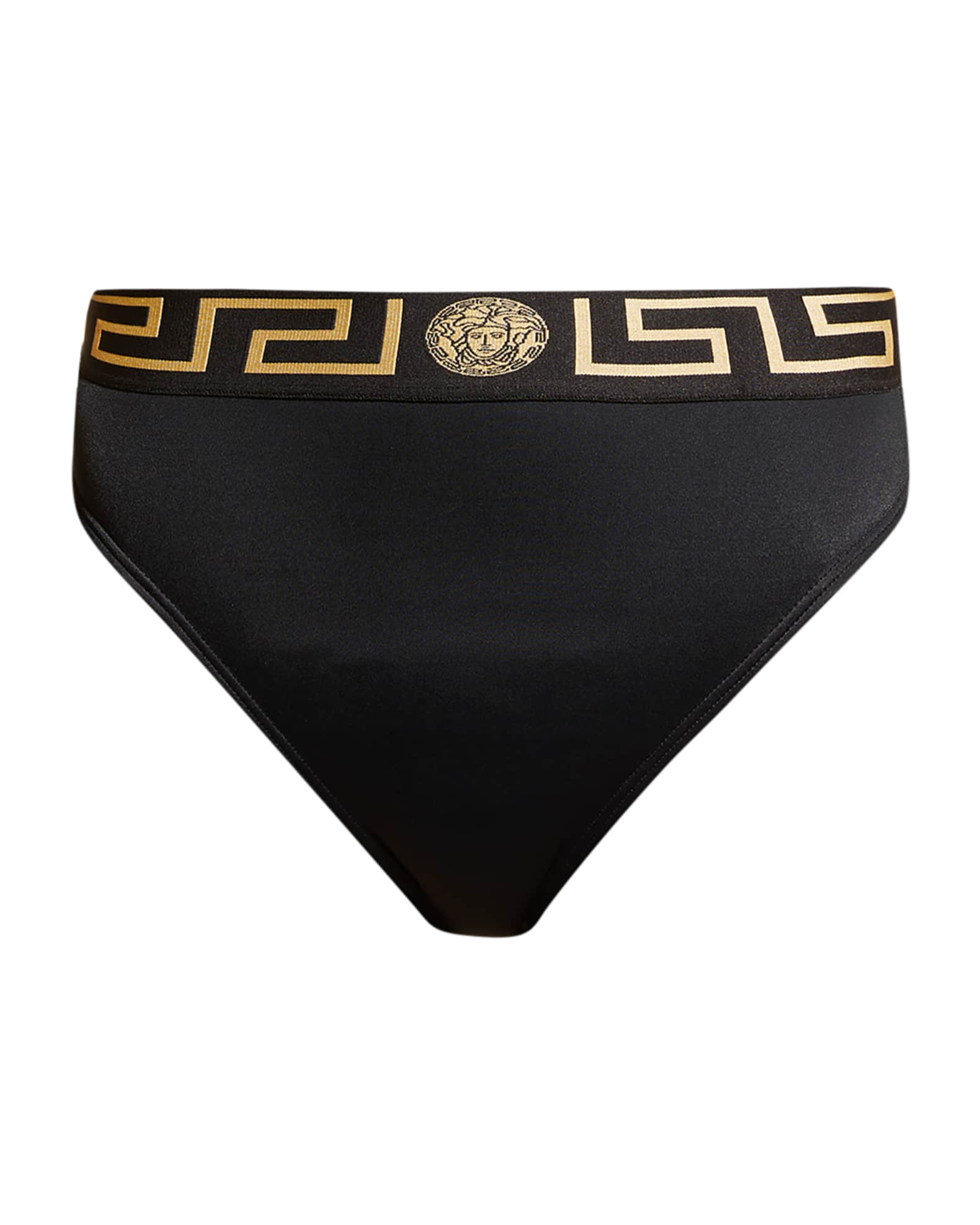 Versace Greca Border Bikini Briefs | Neiman Marcus