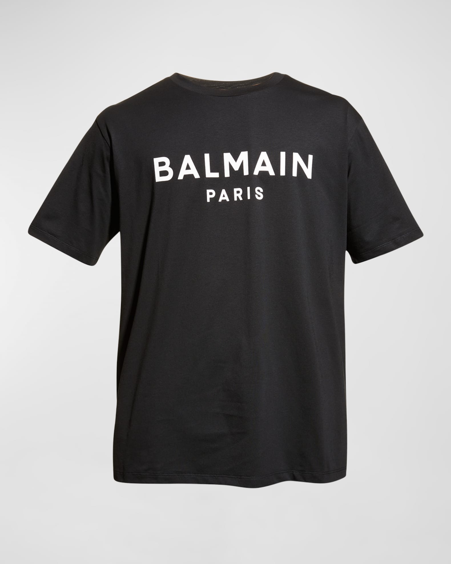 arabisk rim læbe Balmain Men's Logo Crew T-Shirt | Neiman Marcus