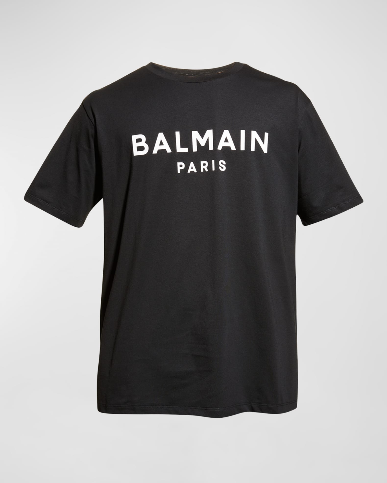【関税＆送料込み】Balmain T-Shirt With Logo Balmain Men's Logo Crew T-Shirt | Neiman Marcus