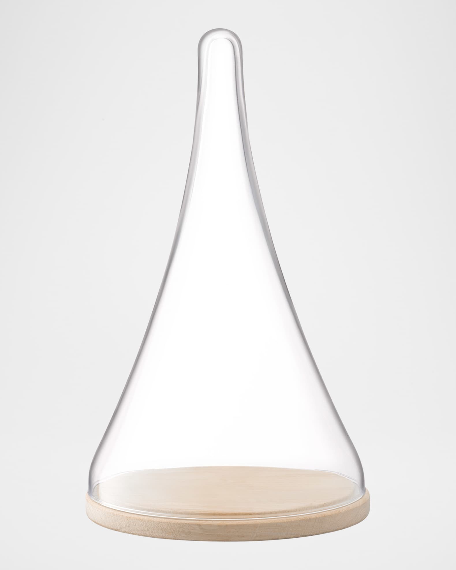 Cloche Dome & Oak Vase 0