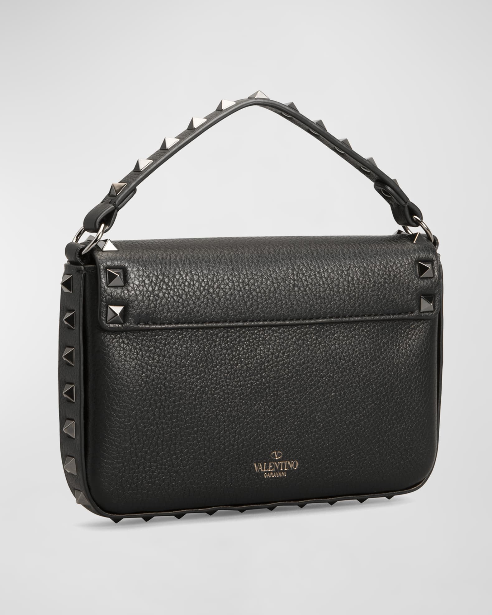 Valentino Garavani Rockstud Flap Pouch TopHandle Bag Neiman Marcus