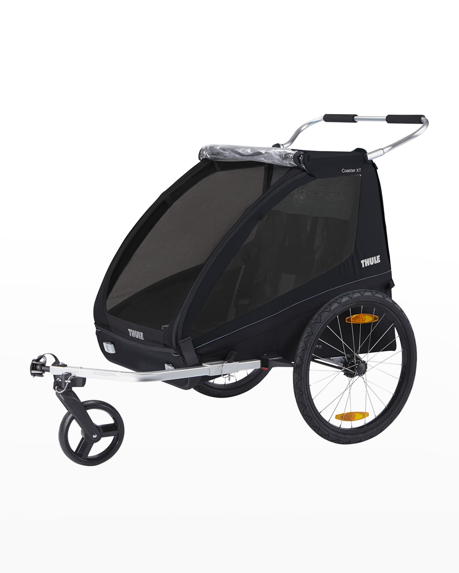 Thule Kid s Coaster XT 2 Seat Bike Trailer Black Neiman Marcus