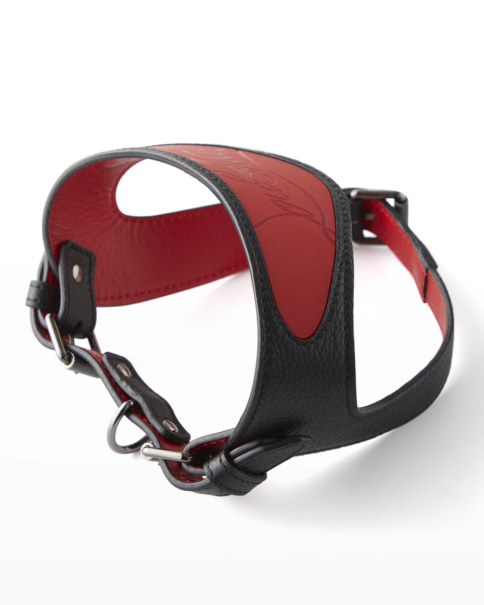 Christian Louboutin Loubiharness Empire Gomme Dog Harness, Small ...