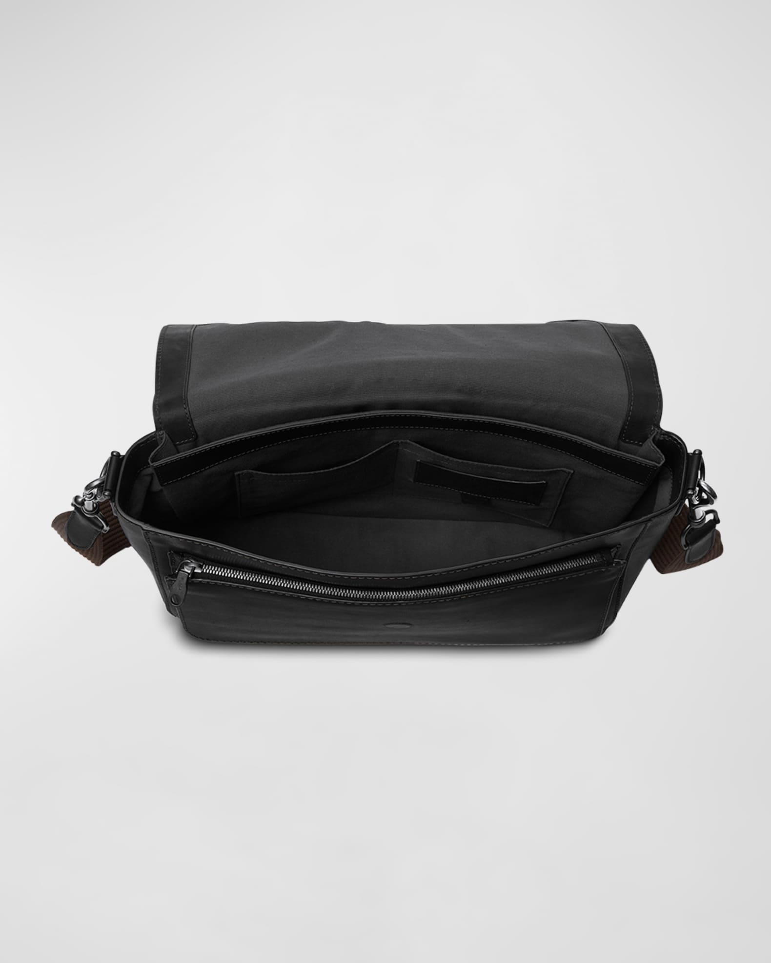 Shinola Men's Canfield Relaxed Leather Messenger Bag | Neiman Marcus