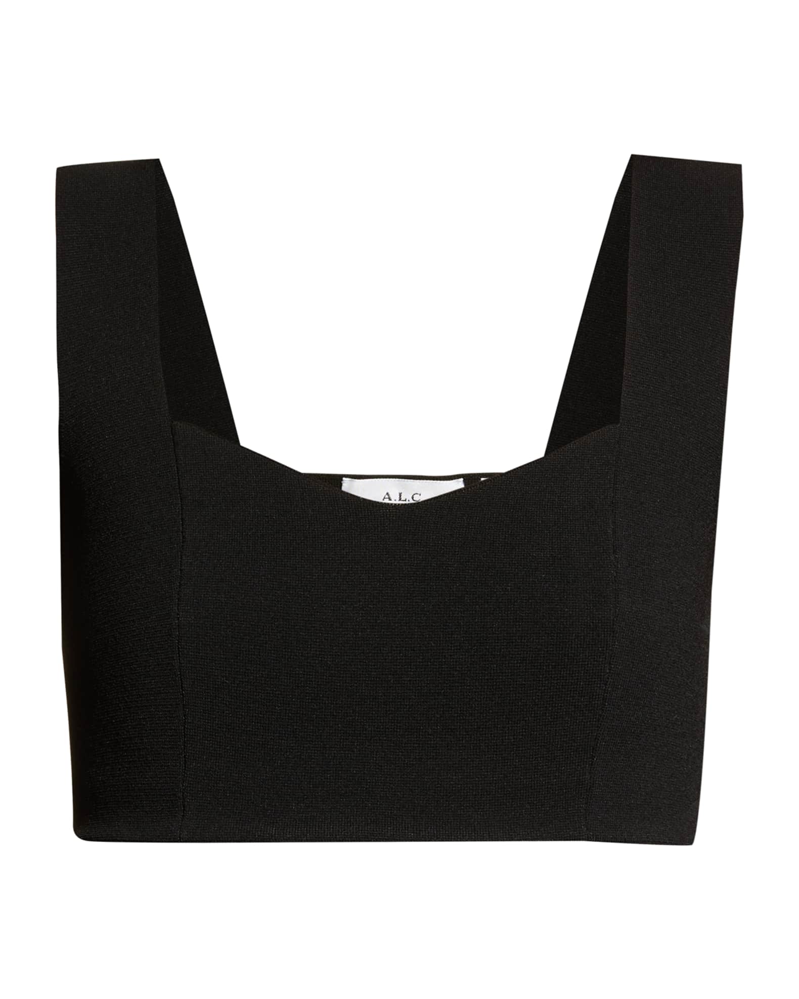 Jordana Seamed Cropped Bra Top 0