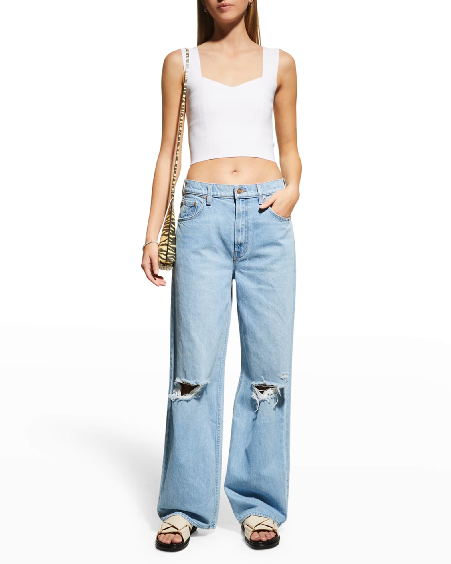 Jordana Seamed Cropped Tank Top 1