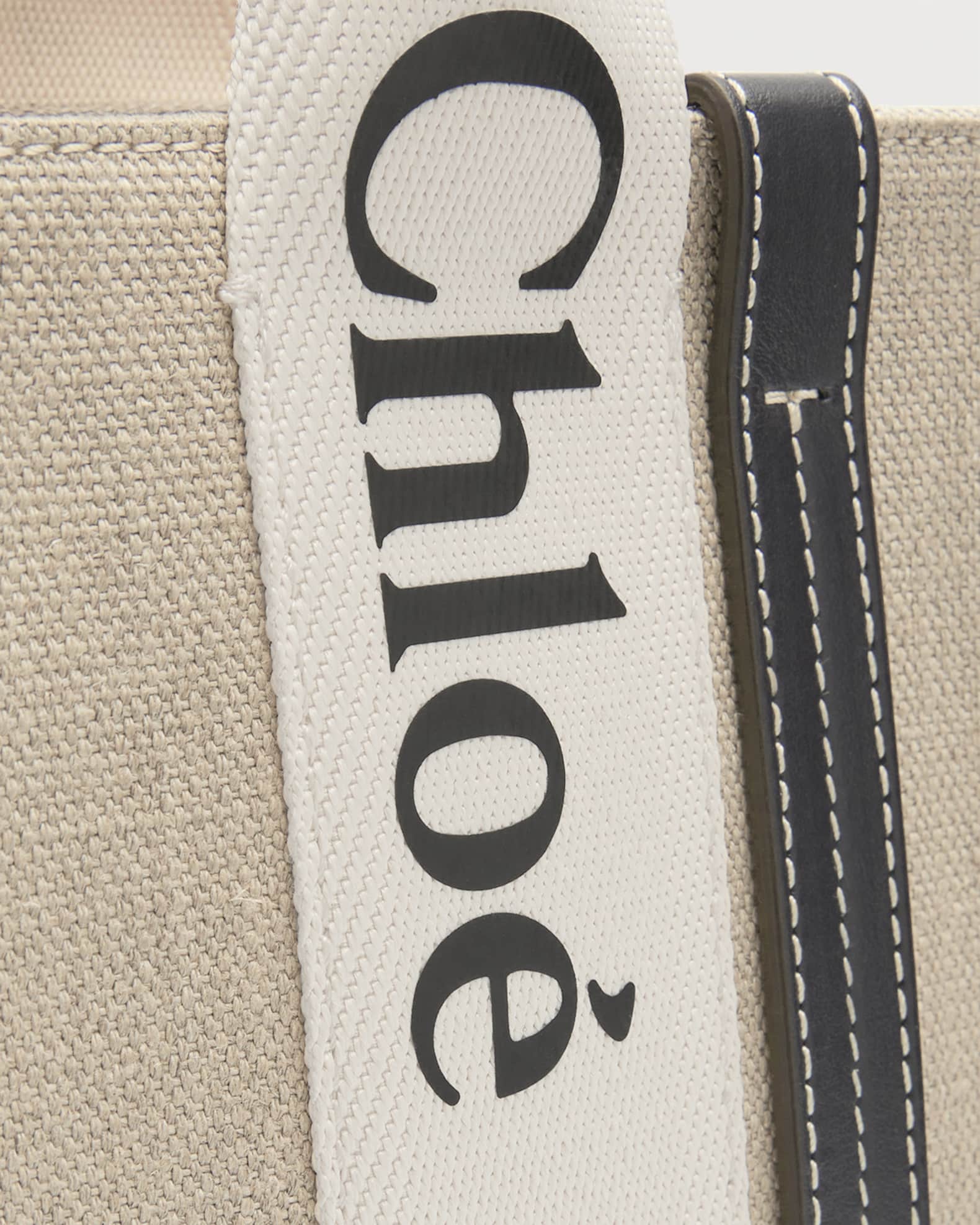 ゆきんこ 限定Chloé woody small tote with st ゆきんこ 限定Chloé woody small tote with st Chloé Mini Woody Logo