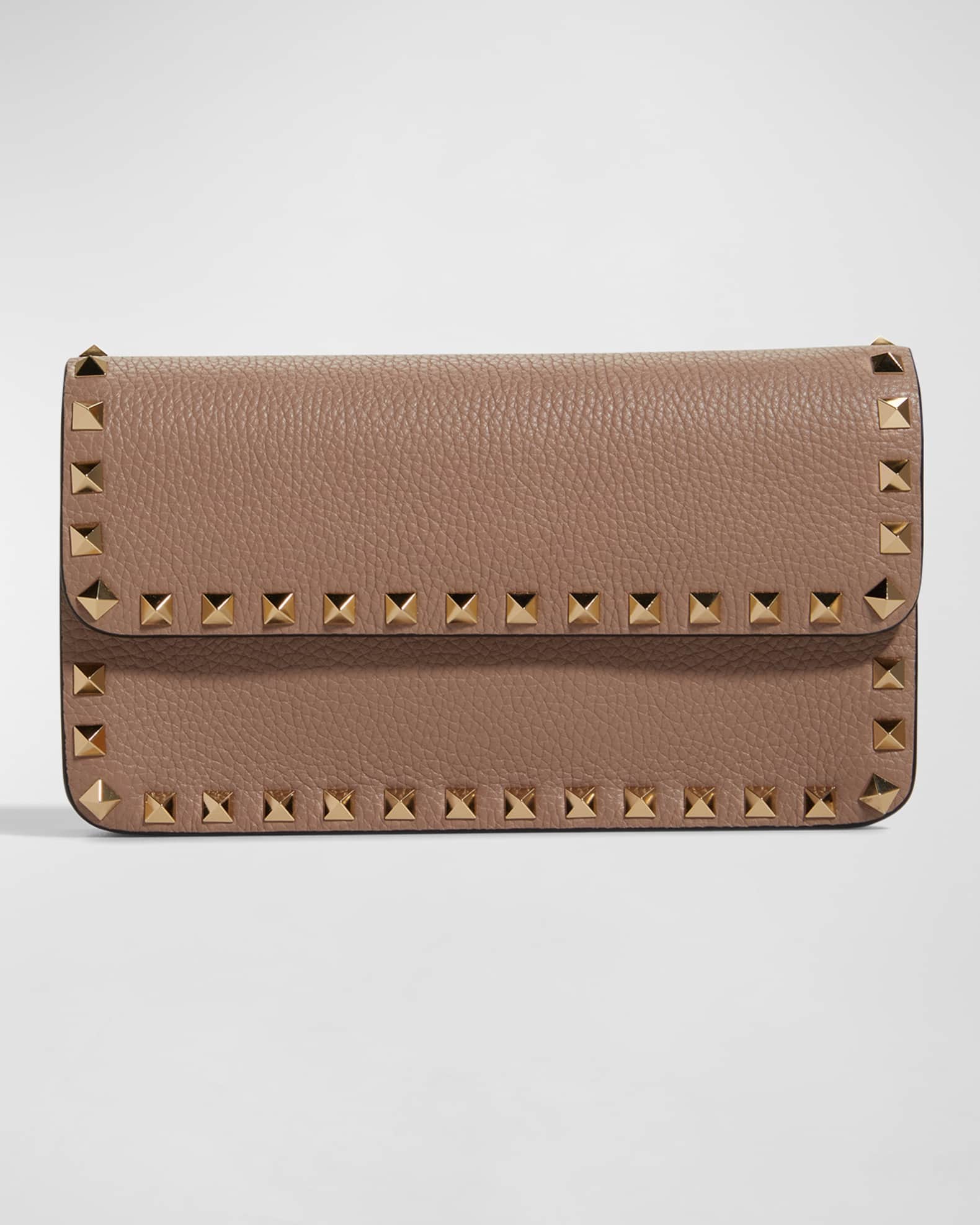 Valentino Garavani Rockstud Pouch Leather Shoulder Bag