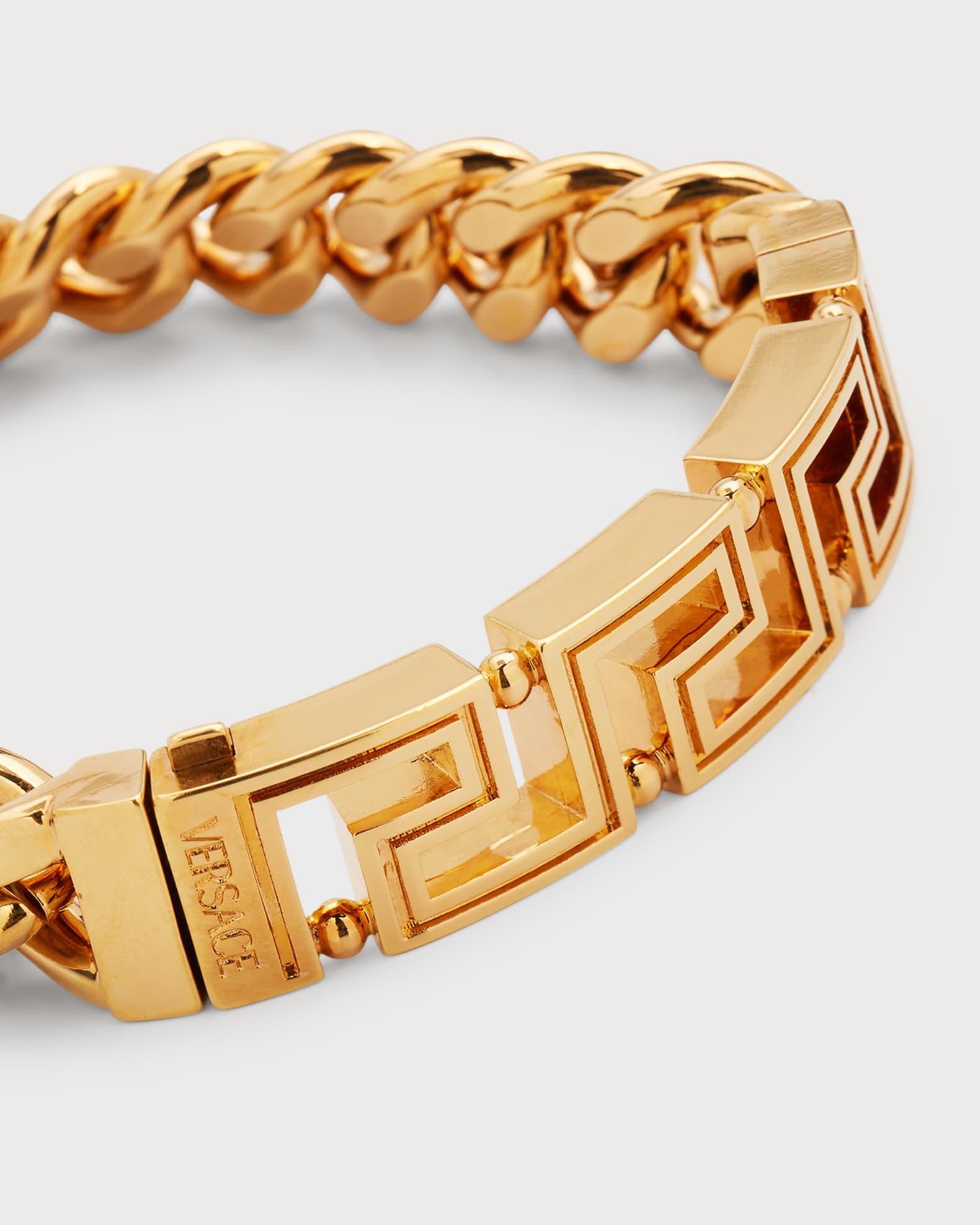 【送料&関税込】Versace Greca Bracelet Greca Bracelet Gold | VERSACE US