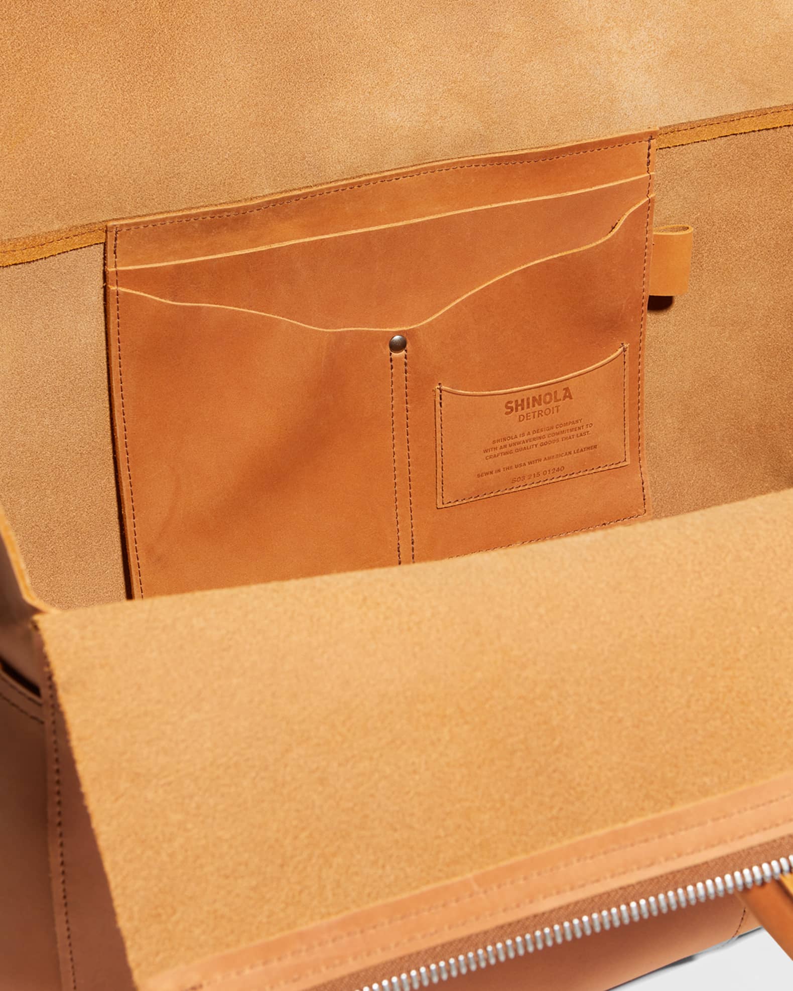 Shinola Men s Leather Utility Duffle Bag Neiman Marcus