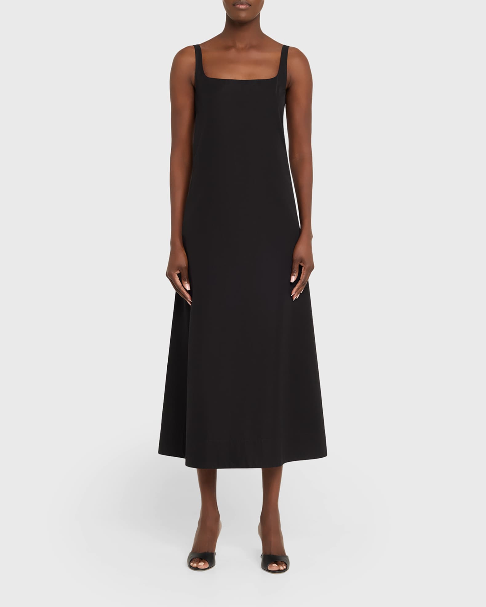 Manolo Blahnik Jadarona Leather Mule Sandals | Neiman Marcus