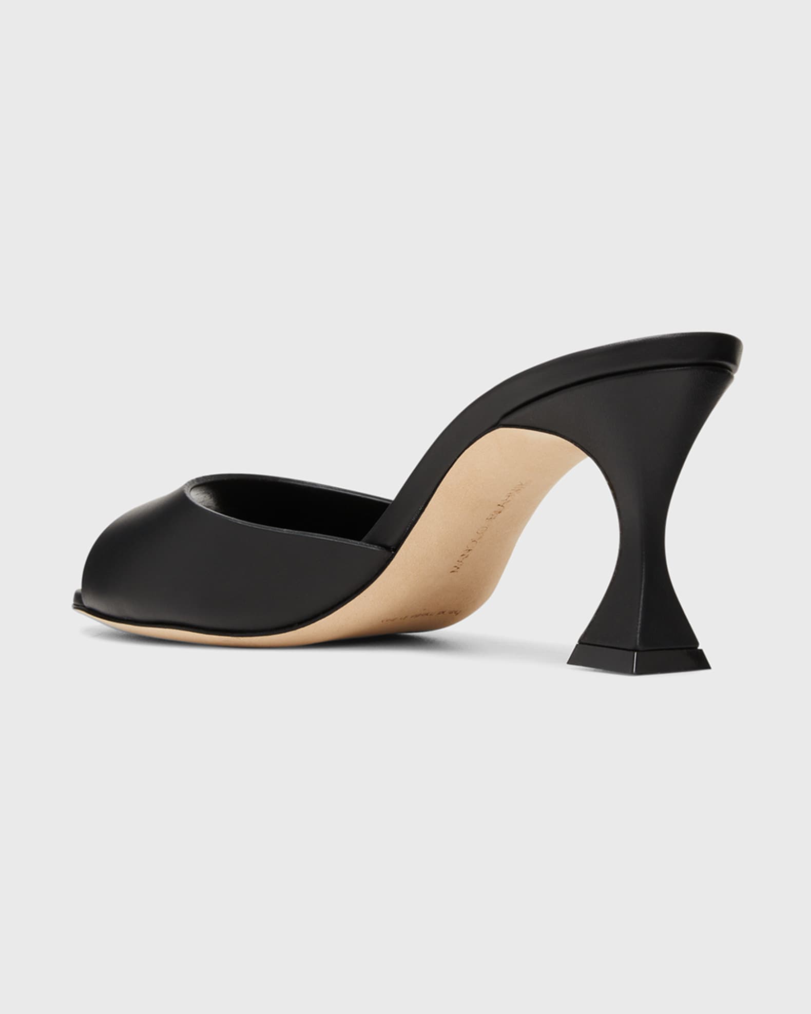 【大特価】マノロ ブラニク JADARONA ミュール（サイズ36:23cm） Manolo Blahnik Jadarona Leather Mule Sandals - Bergdorf Goodman