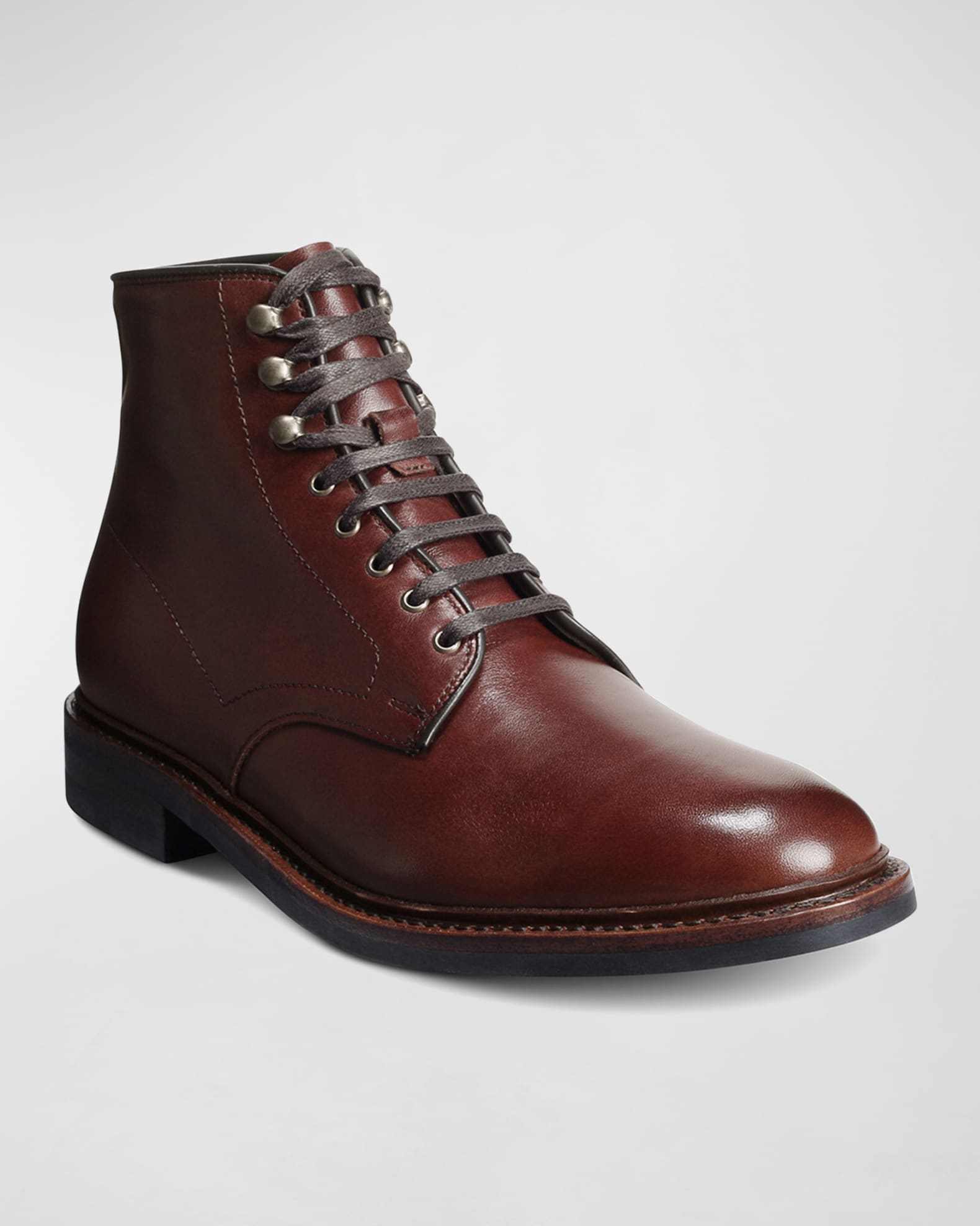 Allen Edmonds Men's Higgins Leather Lace-Up Boots | Neiman Marcus