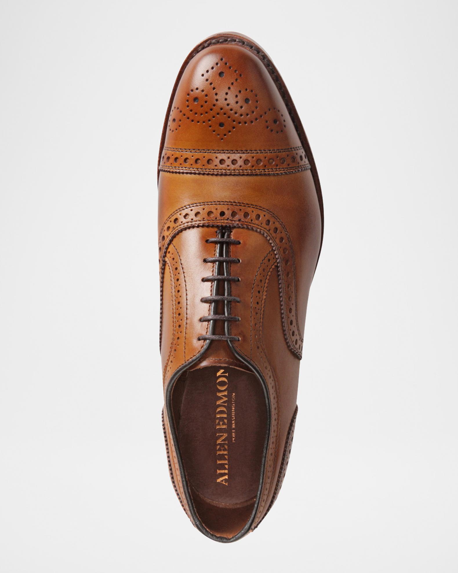Chaussures De Ville Allen Edmonds Boulevard - Wingtip Marron - Taille 13 AAA (Très Étroite) - Occasion