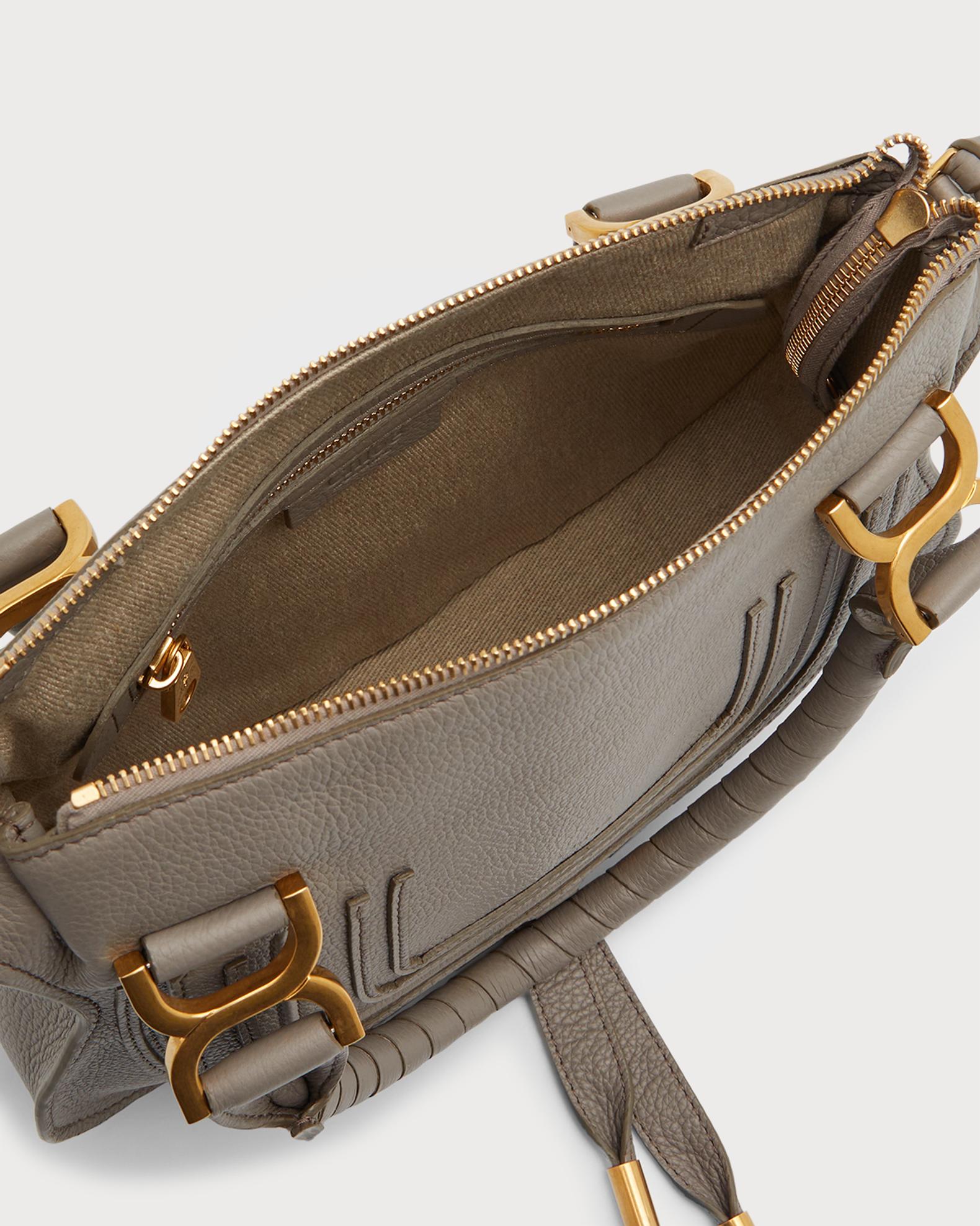 Chloe Marcie Small Satchel Bag in Grained Calfskin | Neiman Marcus