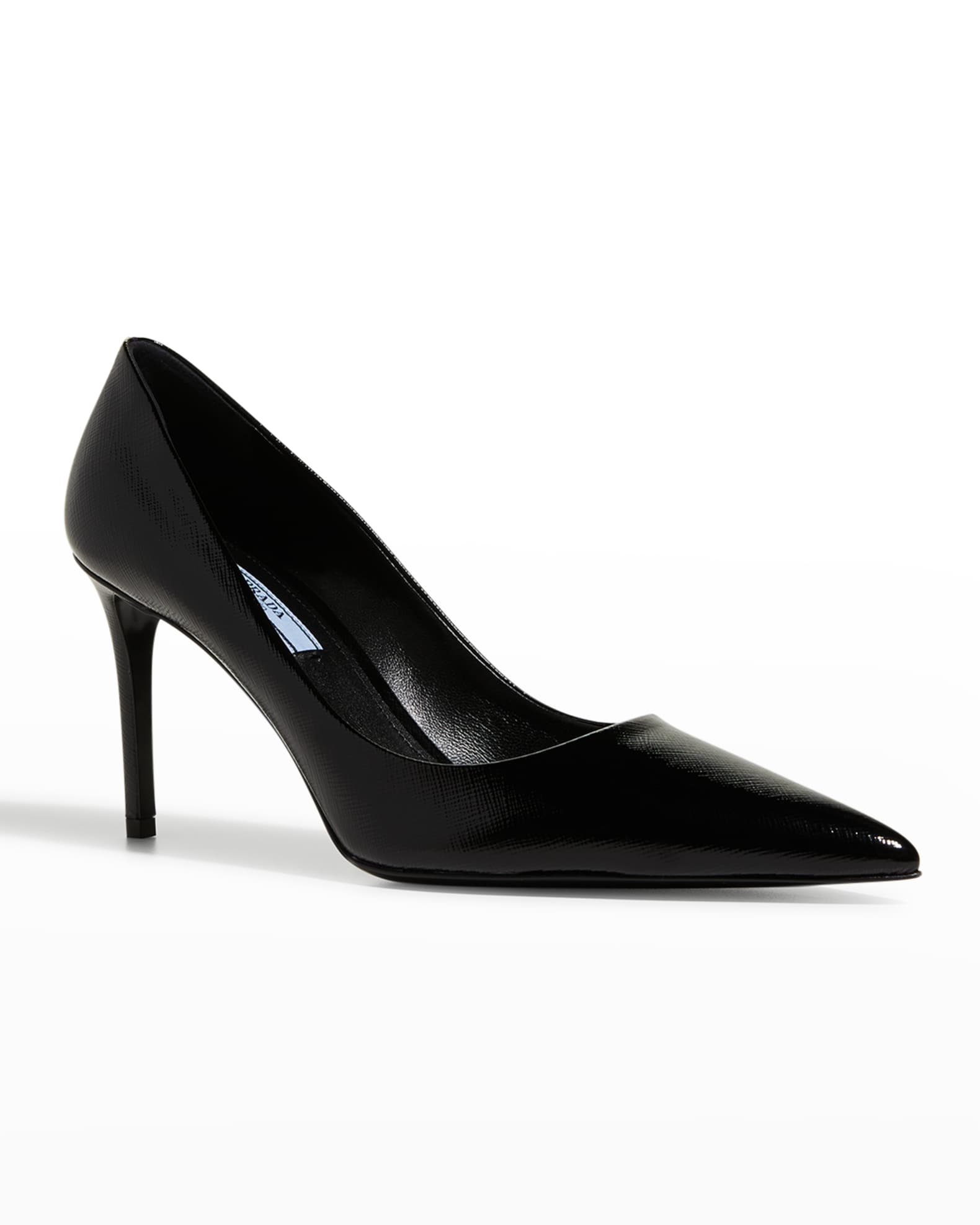 Prada 85mm Leather Pumps Neiman Marcus