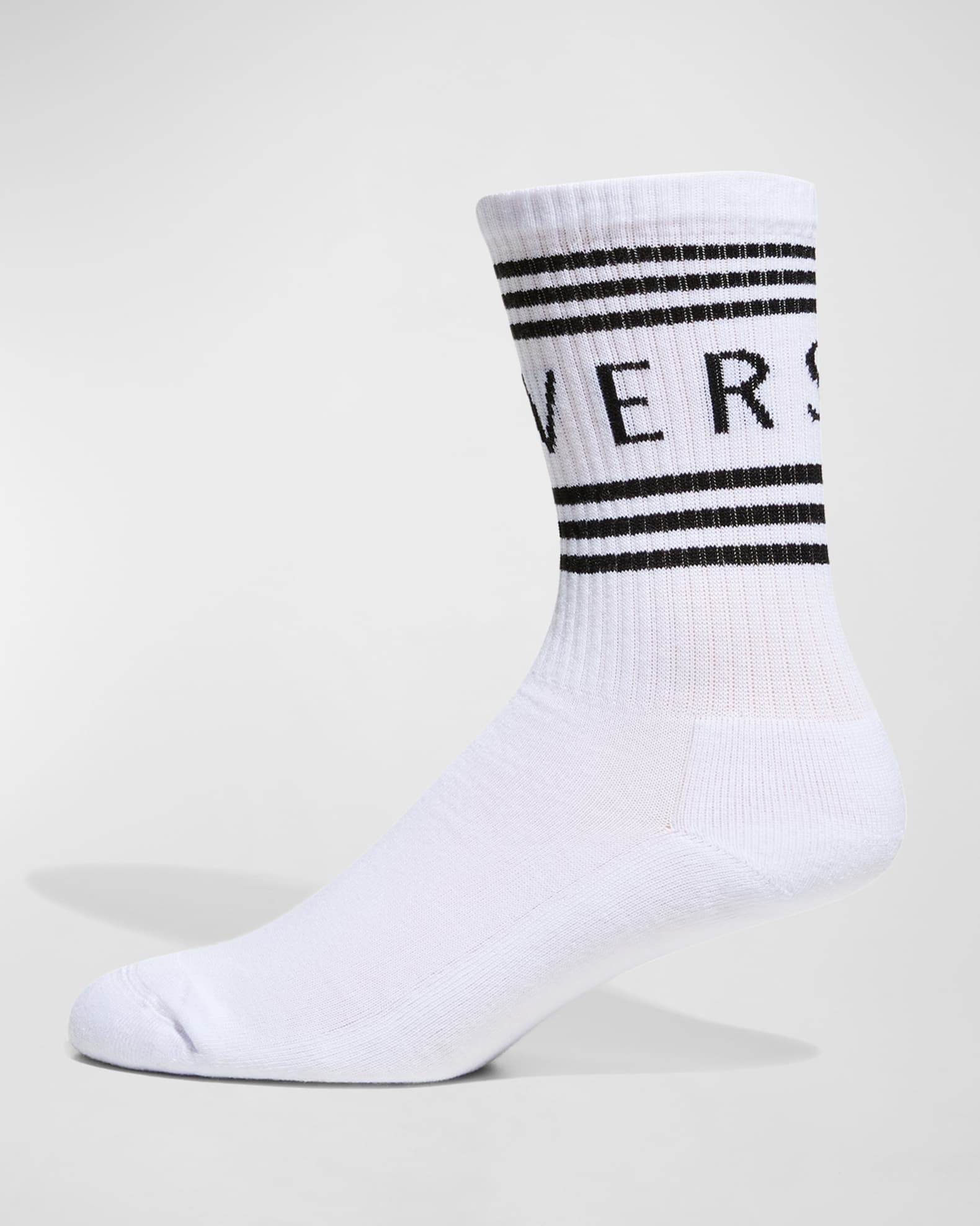 Men's Athletic Band Logo Crew Socks 0