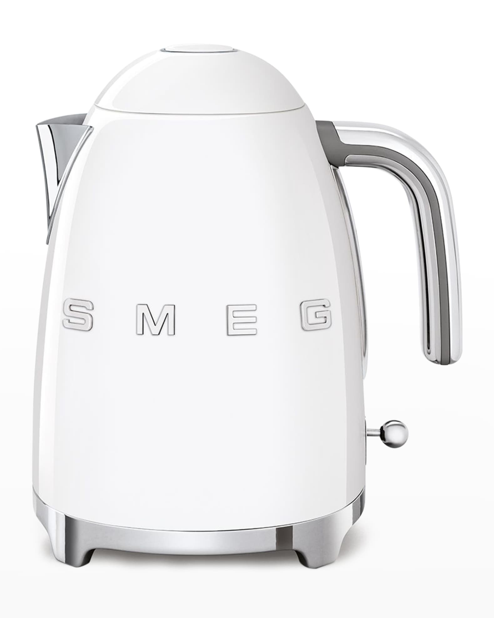 Smeg Retro Electric Kettle, Polished White Neiman Marcus