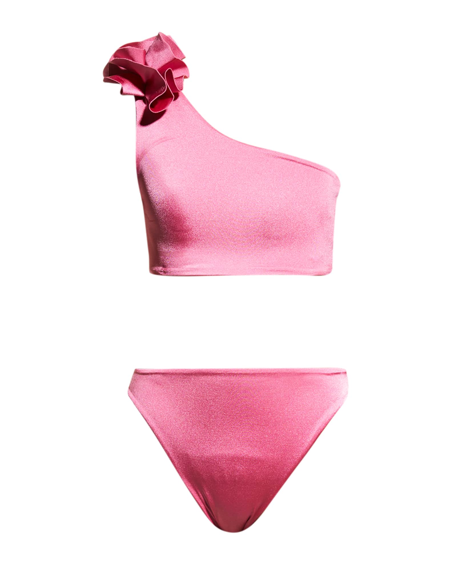MAYGEL CORONEL Dione Ruffled Two-Piece Bikini Set | Neiman Marcus