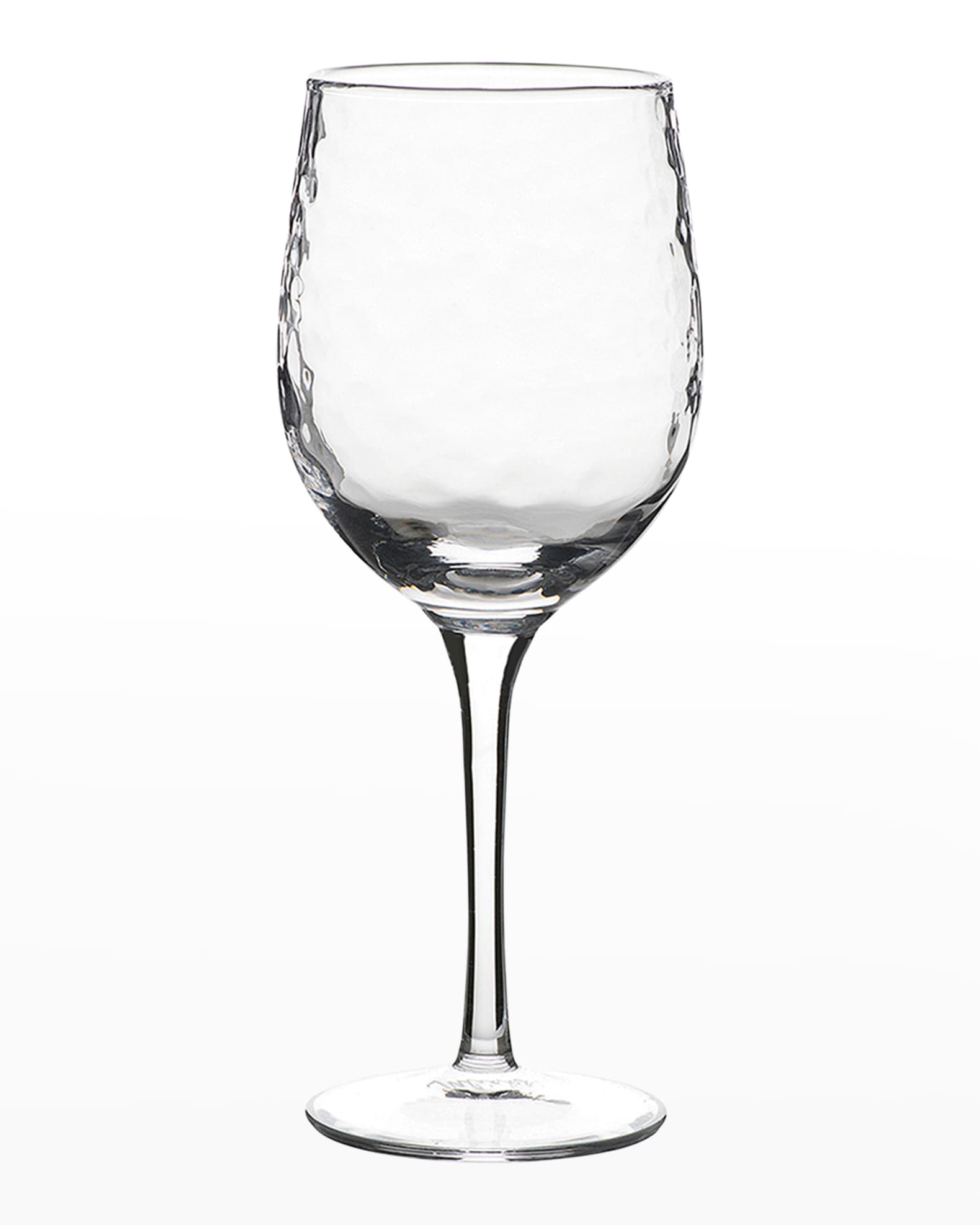 Puro Red Textured Wine Glass