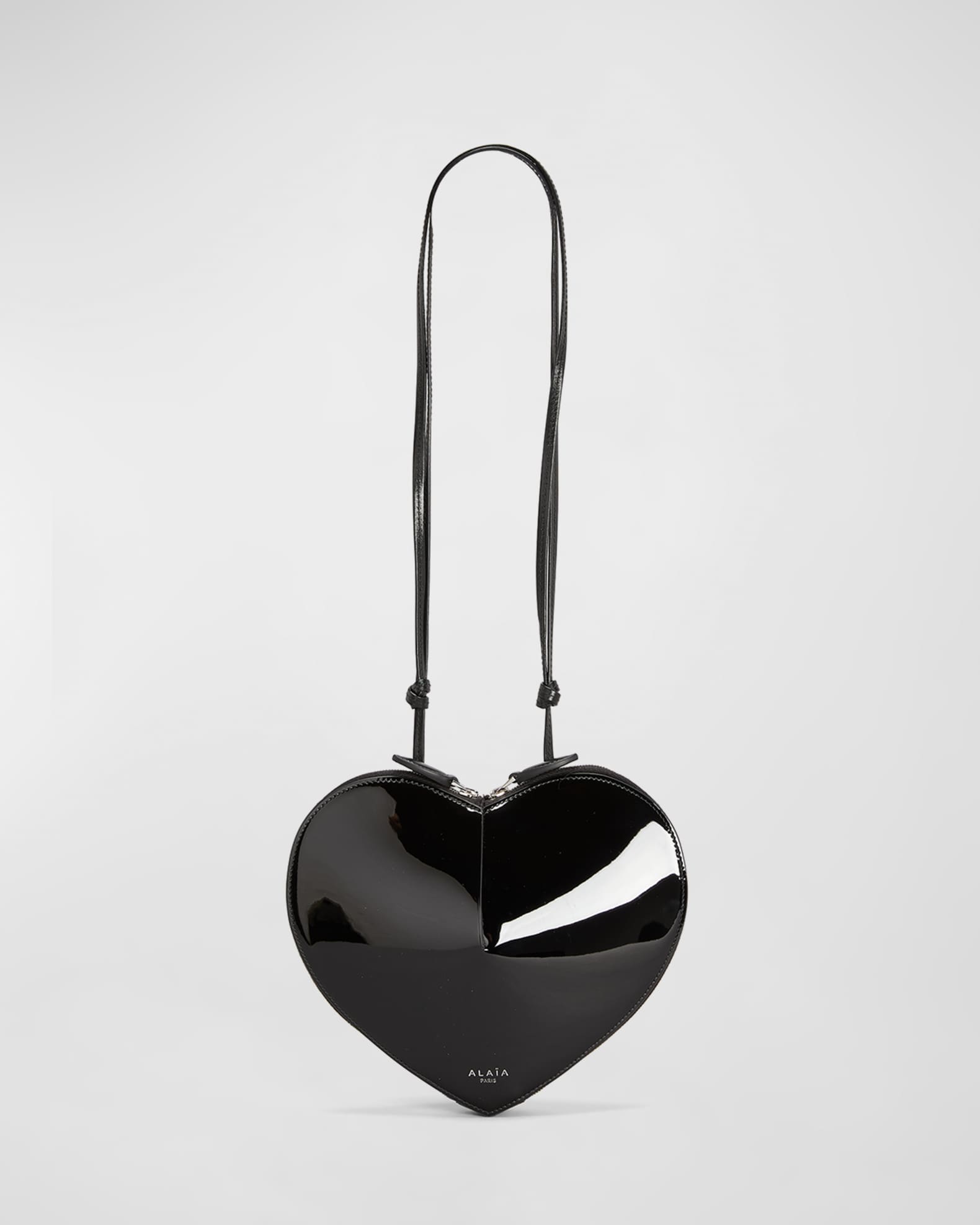 Saint Laurent Black Heart-Shaped Clutch