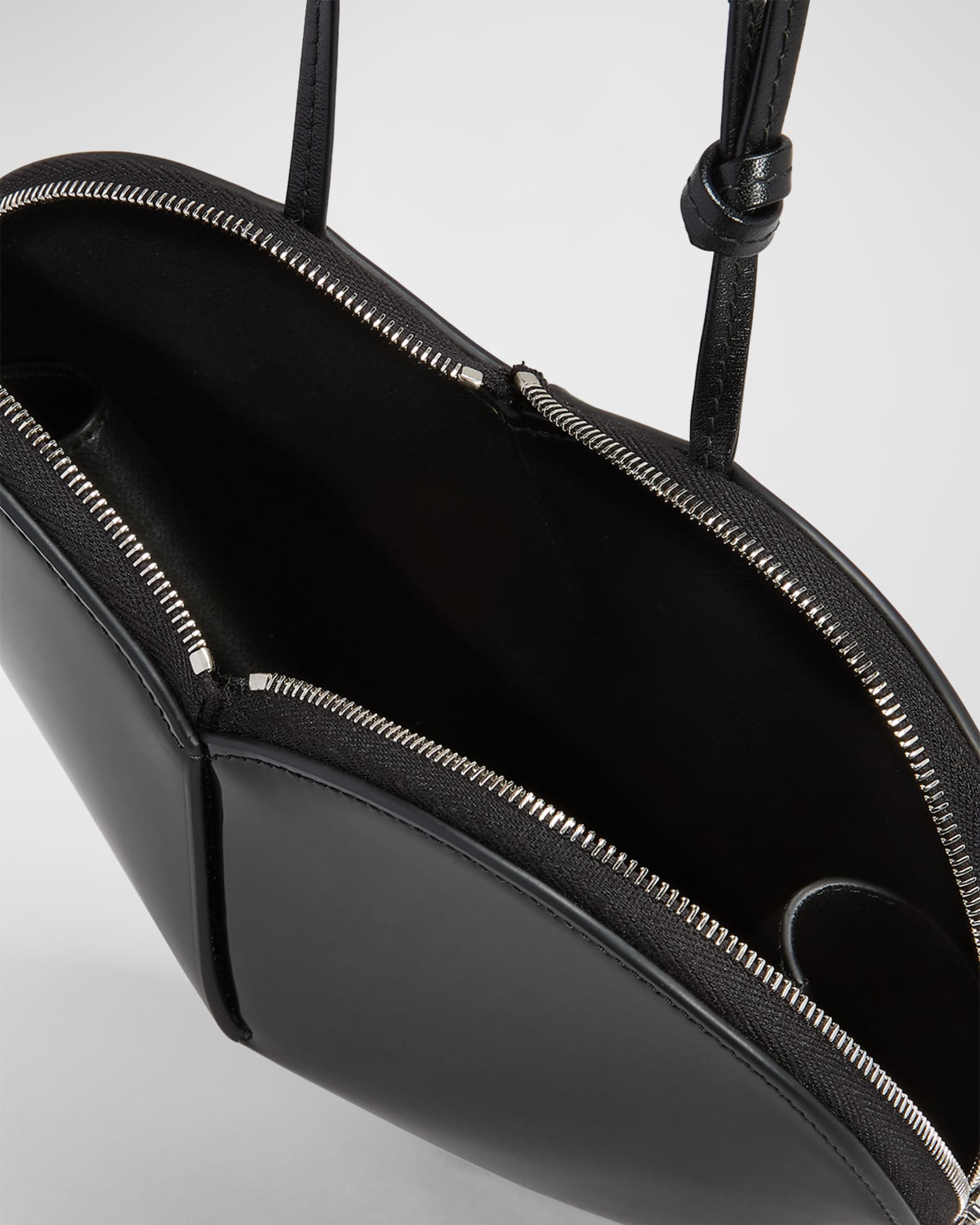ALAIA Le Coeur Crossbody Bag in Patent Leather | Neiman Marcus