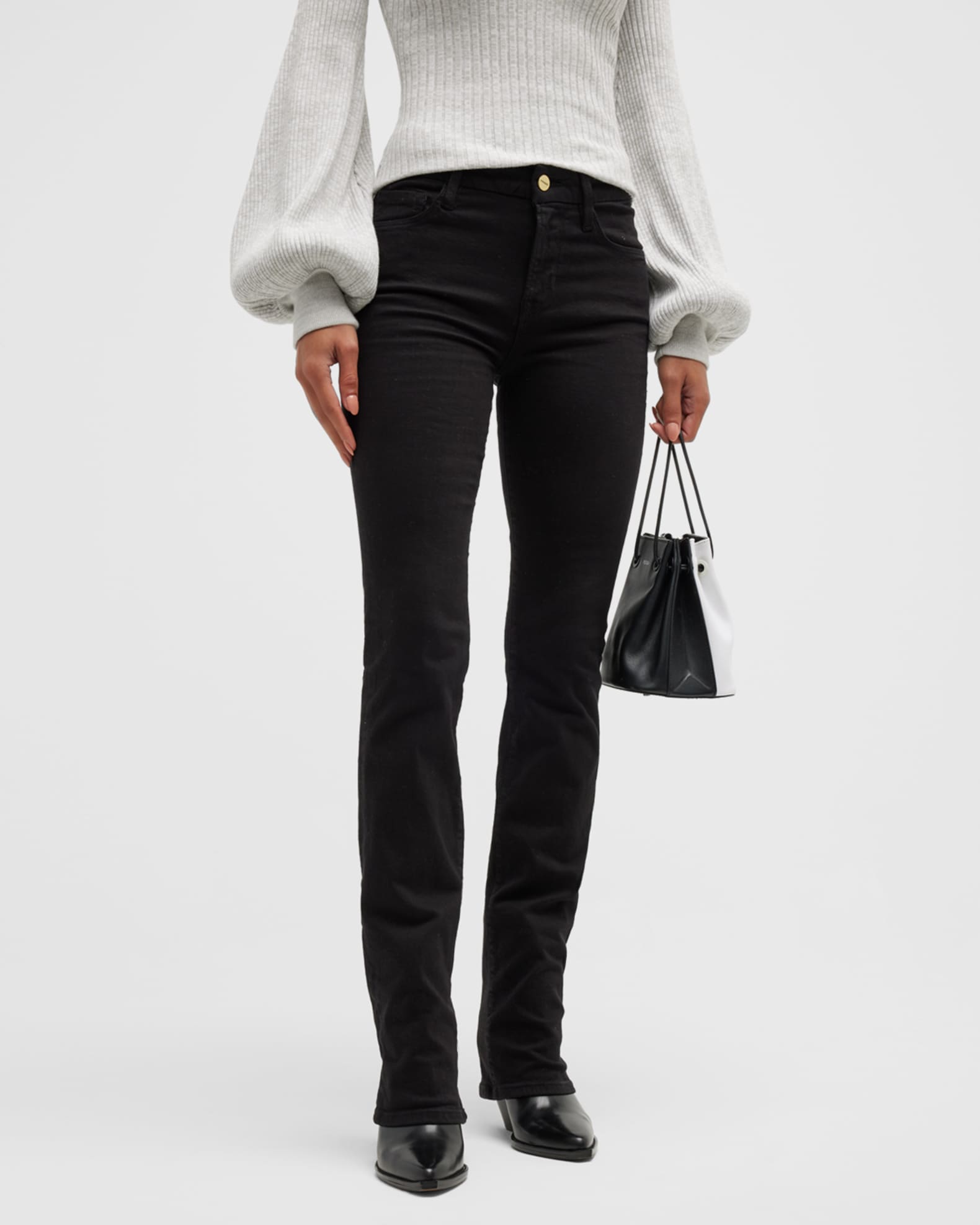 FRAME Le Mini Bootcut Jeans Neiman Marcus