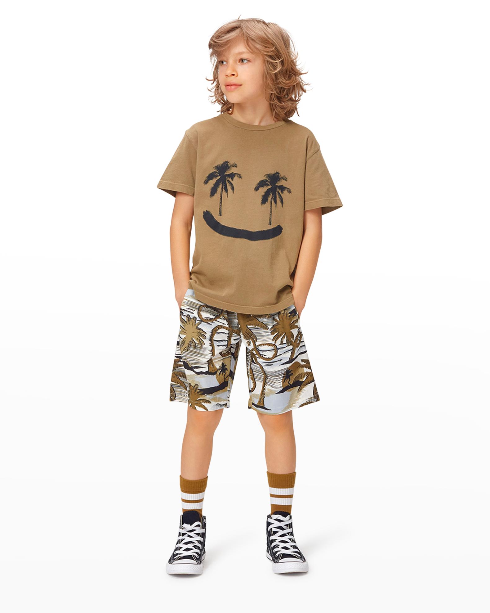 Rame - SS tee with palm tree smiley | Neiman Marcus