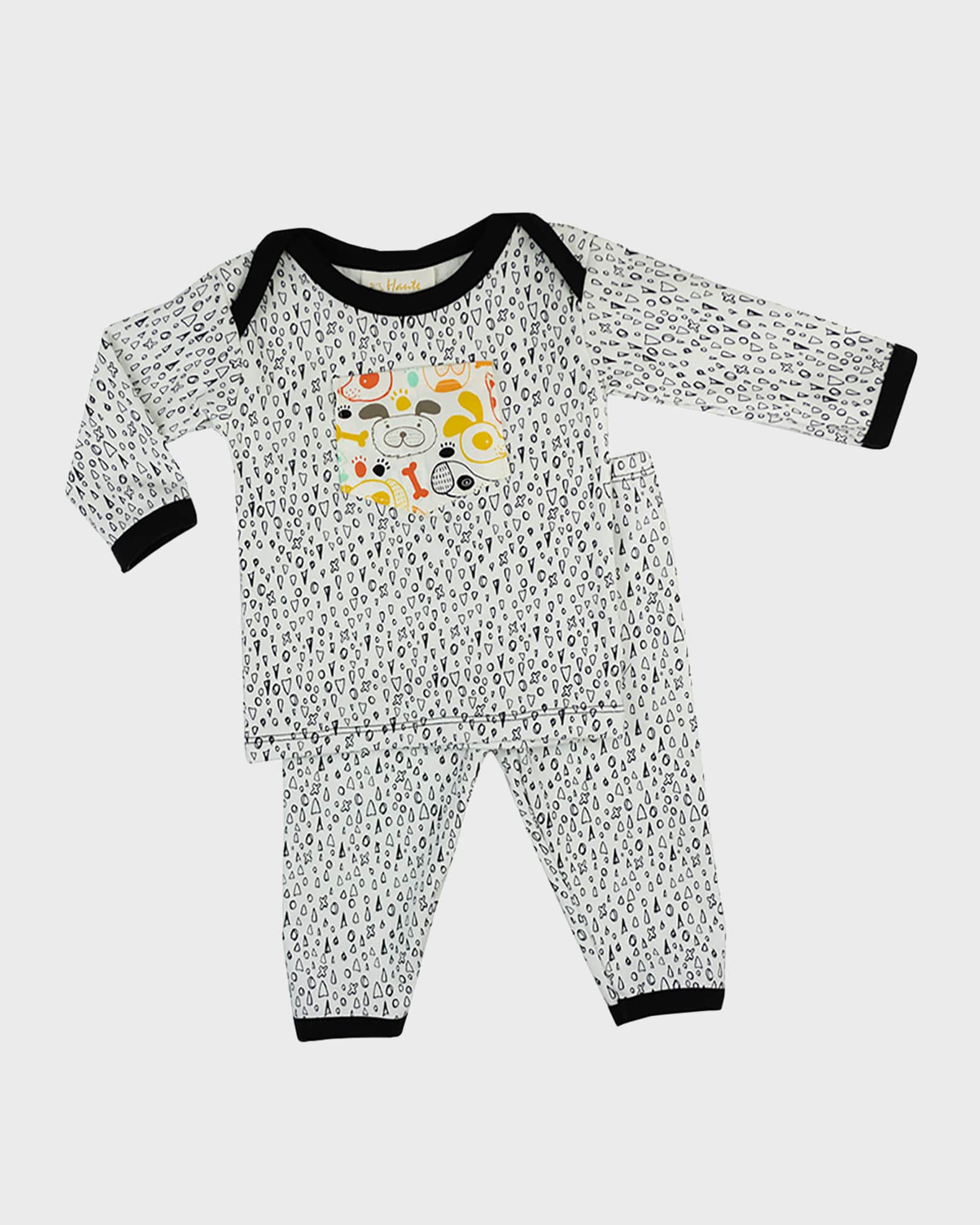 Boy's Paw Time Two-Piece Pajama Set, Size Newborn-12M 0
